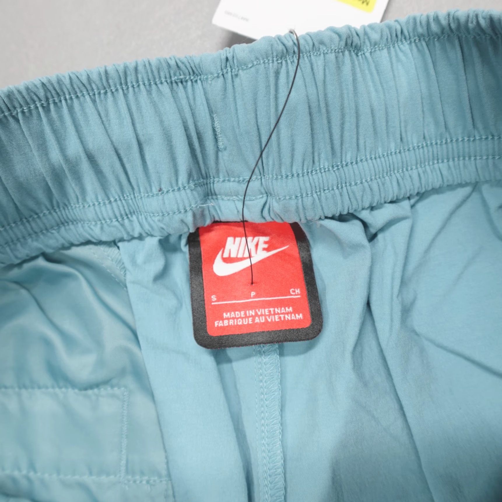 Nike Nike Tech Woven Stretch Oversized Baggy Pants Men's S Blue Green Size US 29 - 4 Thumbnail