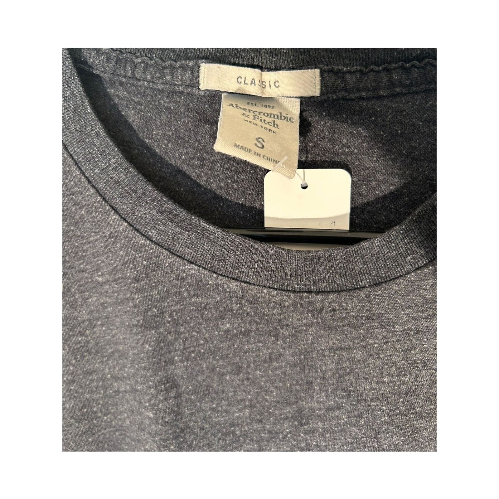 Abercrombie & Fitch Abercrombie & Fitch Classic-Men's Small-Dark Heather Gray Size US S / EU 44-46 / 1 - 5 Thumbnail