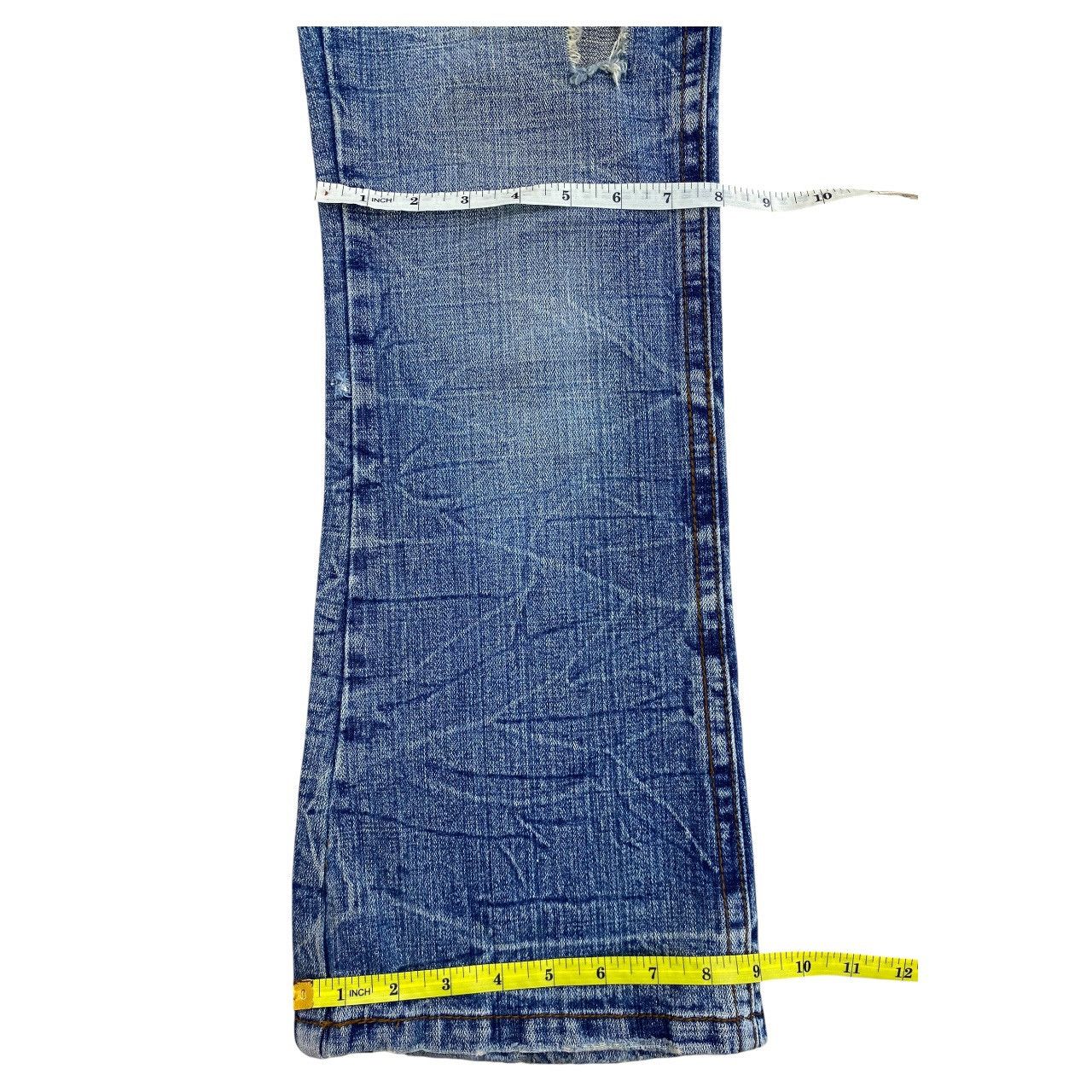 Japanese Brand Vintage Japanese Brand Distress Honeycomb Style Jeans Size US 33 - 11 Thumbnail