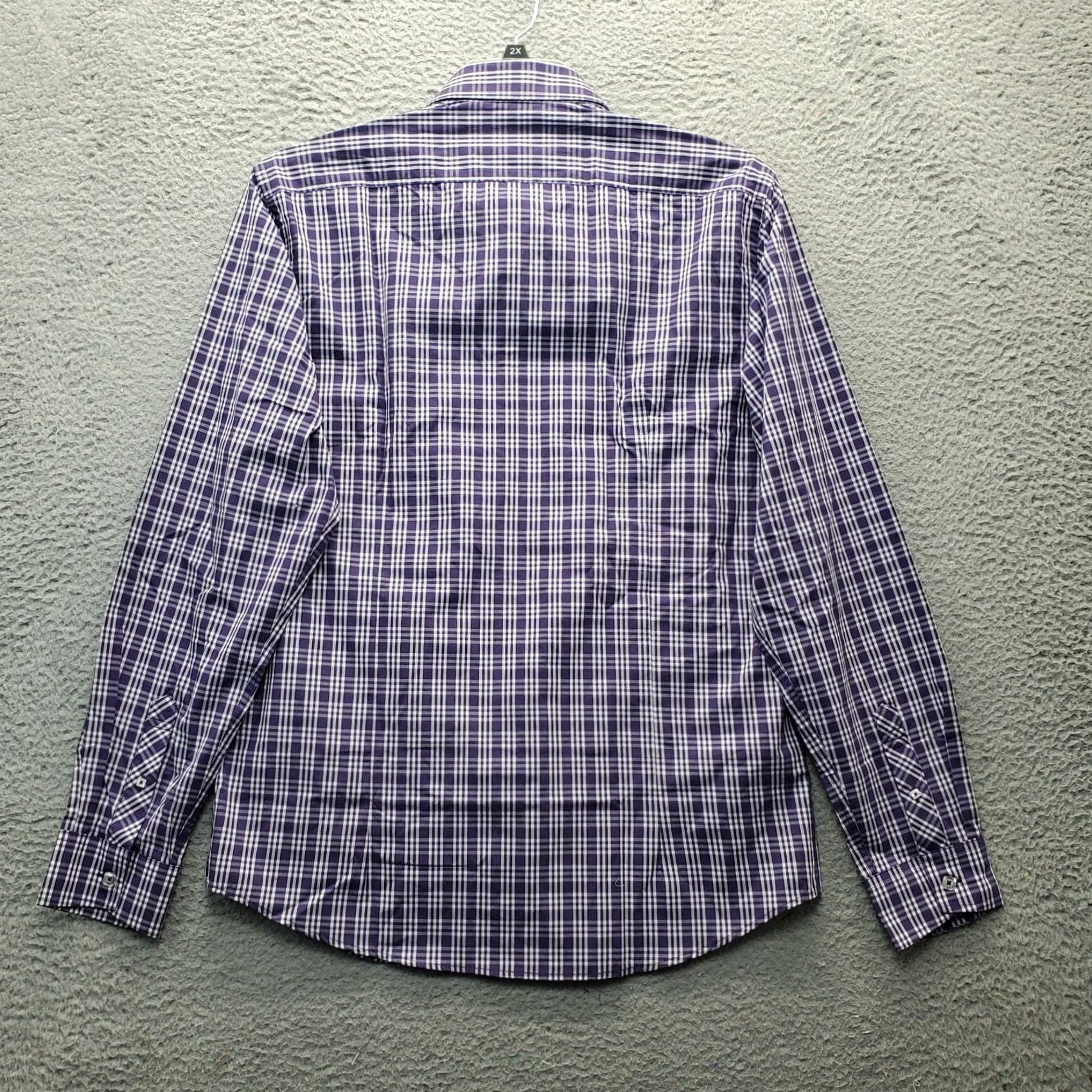 Vintage J. Maverick New York Casual Shirt Mens Large Multi Plaid Slim Fit Button Down Size US L / EU 52-54 / 3 - 2 Thumbnail