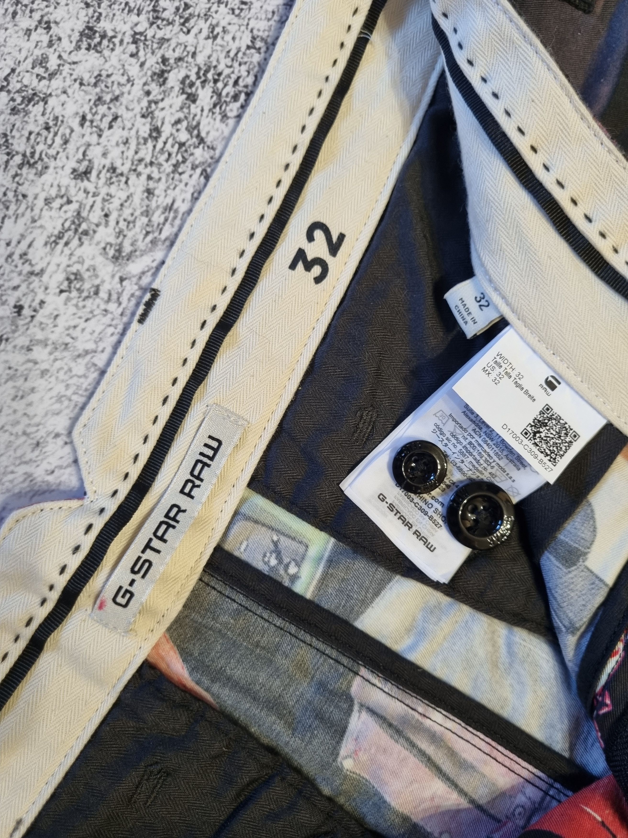 G-Star G-Star Raw Multiprint Vetar Chino Shorts Size US 32 / EU 48 - 11 Thumbnail