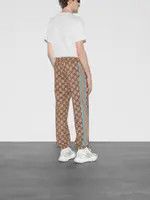 Gucci o1loc1c1125 787881 Technical Jersey GG Print Jogging Pant Size US 28 / EU 44 - 4 Thumbnail