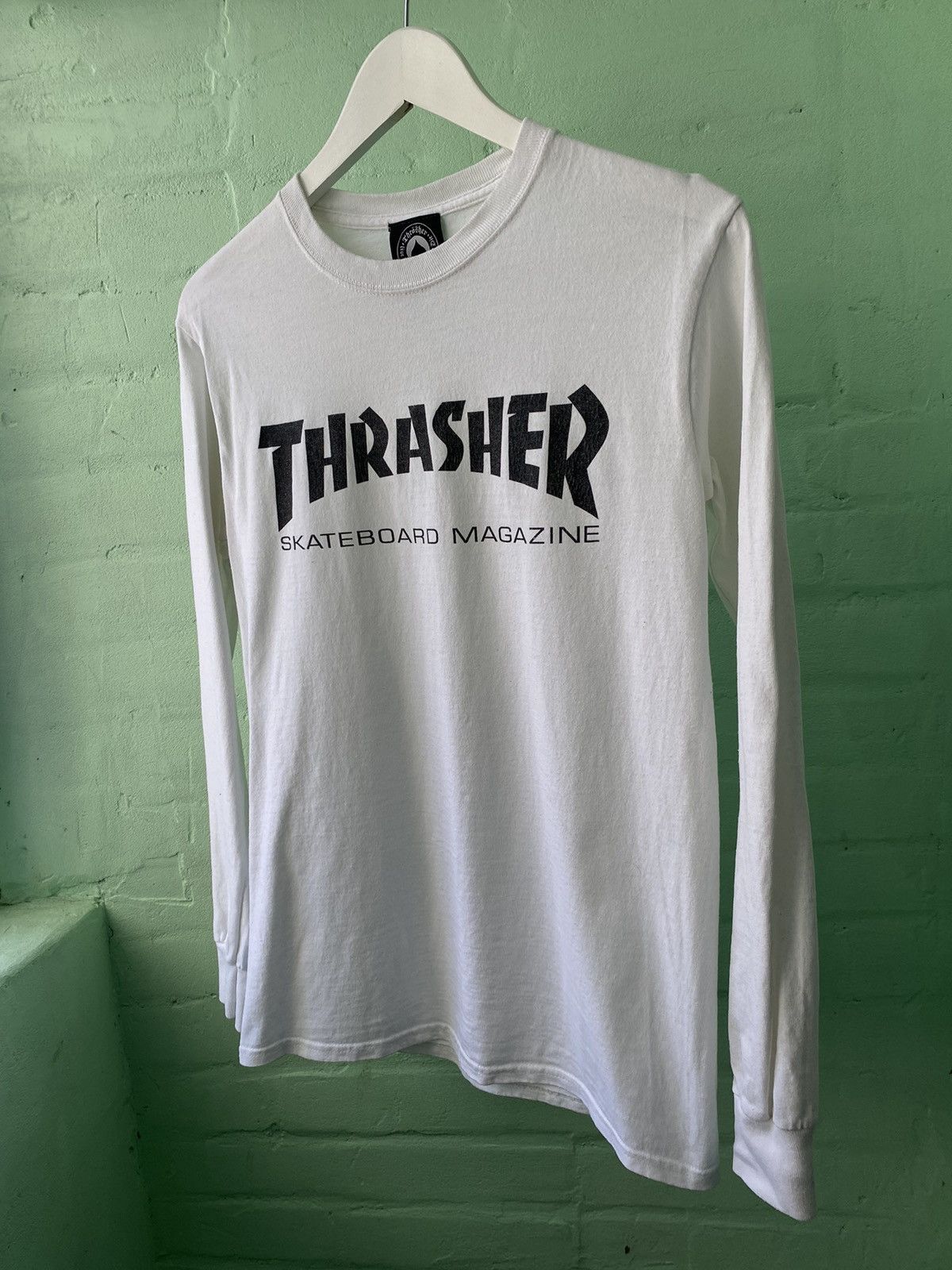 Thrasher × Vintage Vintage Streetwear y2k Thrasher Magazines Long Sleeve Size US S / EU 44-46 / 1 - 3 Thumbnail
