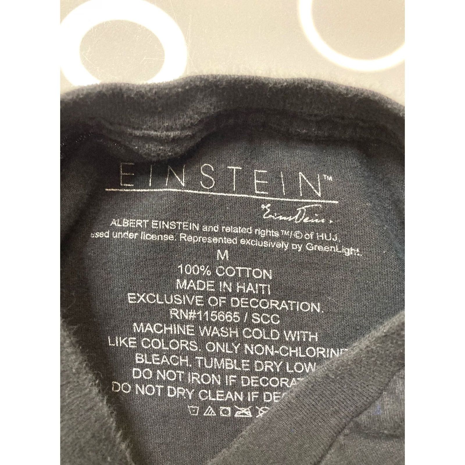 Vintage Einstein T-Shirt Women Medium Black Short Sleeve Size M / US 6-8 / IT 42-44 - 4 Thumbnail