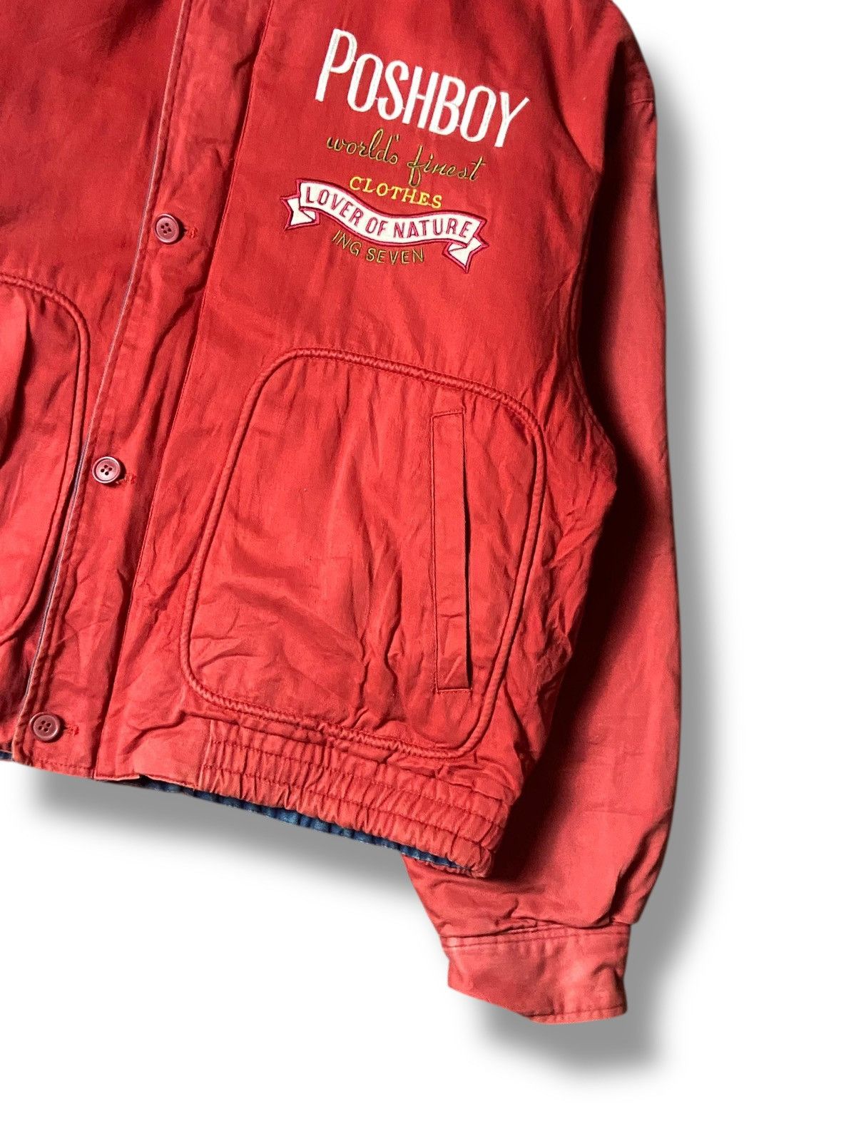 Japanese Brand Vintage Posh Boy Reversible Bomber Jacket (142) Size US M / EU 48-50 / 2 - 7 Thumbnail