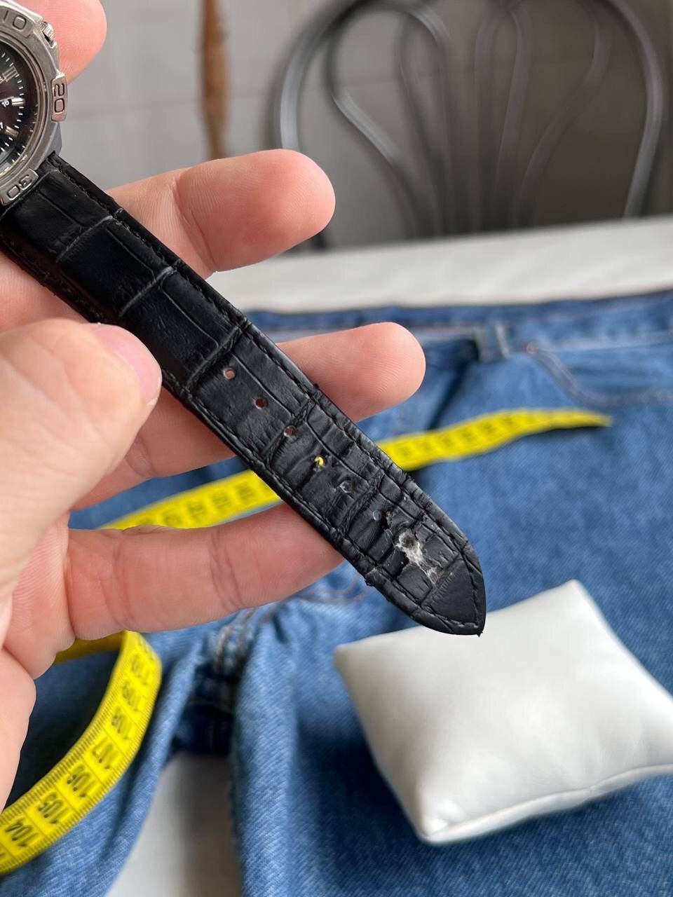 Marlboro × Vintage 90s Marlboro vintage watch racing Black Logo Racing Leather Size ONE SIZE - 9 Thumbnail