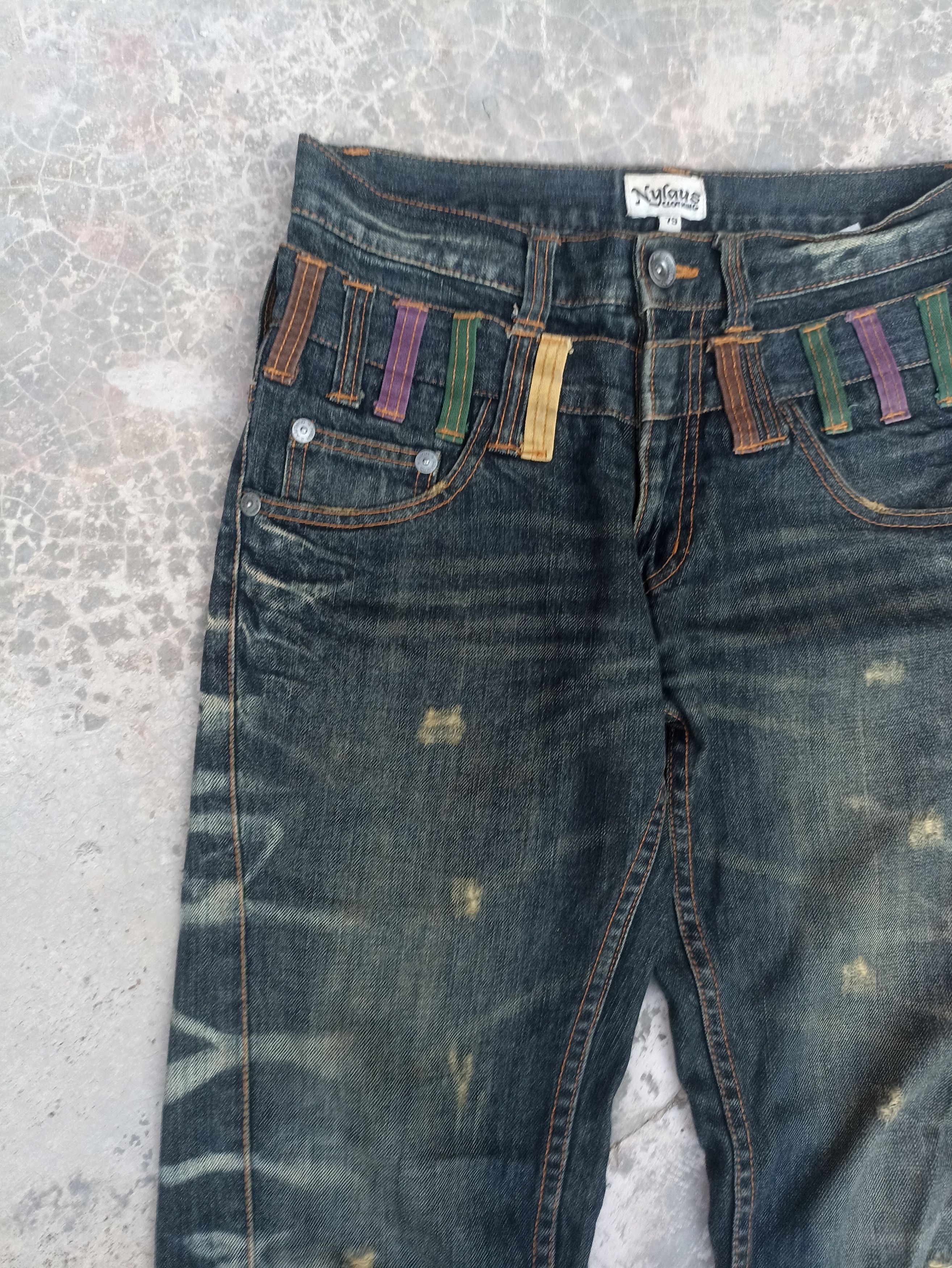 If Six Was Nine Nylaus jeans if six was nine distressed double waist Size US 31 - 3 Thumbnail