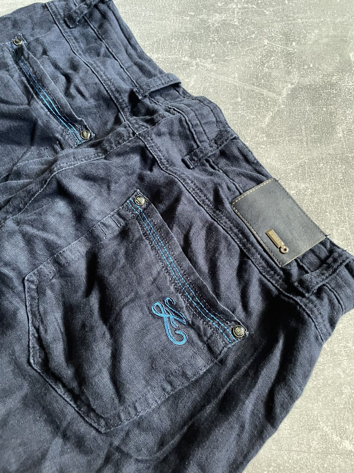 Zilli Zilli cotton Pants Italy old money luxury linen classic kito Size US 38 / EU 54 - 2 Thumbnail