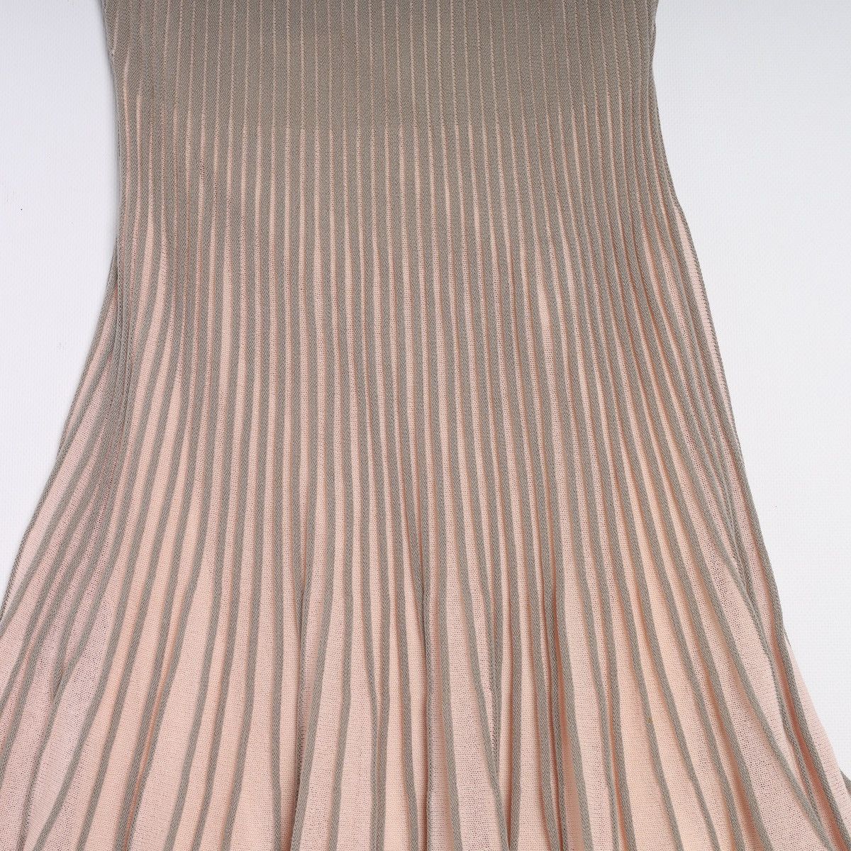 Emporio Armani Emporio Armani Pink Grey Pleated Dress Cotton Viscose Nylon Size M / US 6-8 / IT 42-44 - 4 Thumbnail