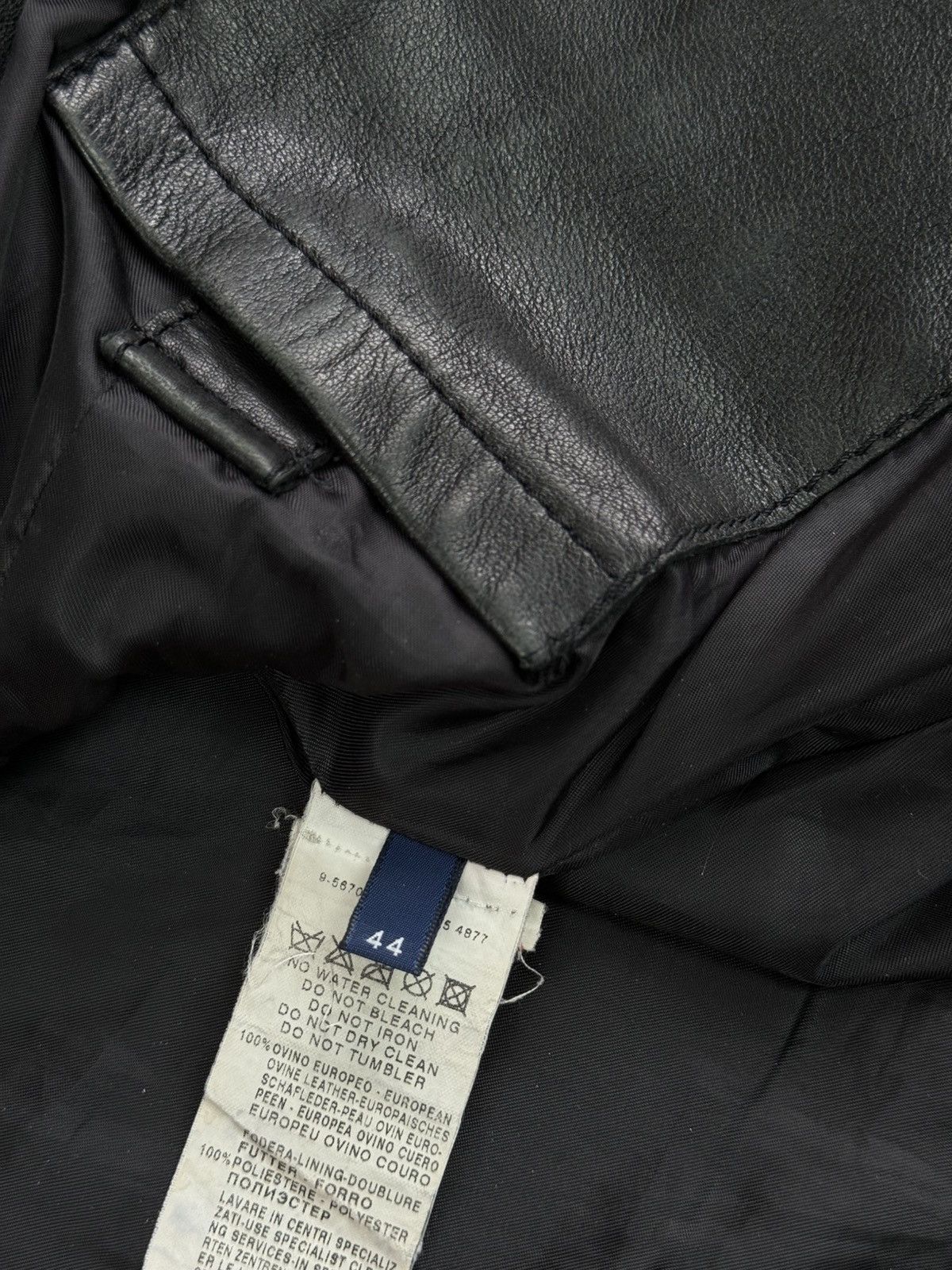 Trussardi Vintage leather jacket Trussardi Italy original item Size US S / EU 44-46 / 1 - 4 Thumbnail