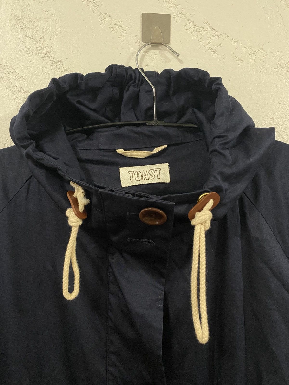 Other Toast UK Dark Blue Cotton Parka Size: 14 Size L / US 10 / IT 46 - 3 Thumbnail