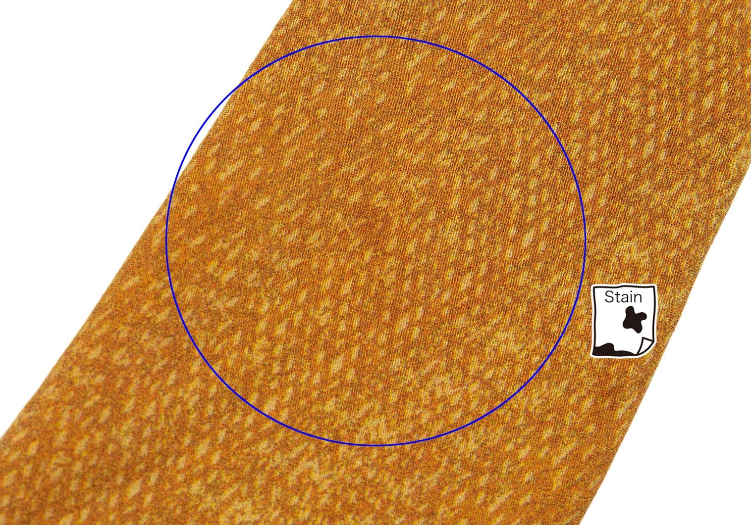 Jean Paul Gaultier Silk Rival Print Tie in Mustard Size ONE SIZE - 3 Thumbnail