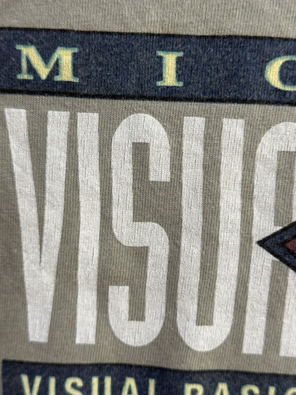 Hanes × Microsoft × Vintage Vintage Microsoft Visual 5 Basic Faded Tee Size US L / EU 52-54 / 3 - 6 Thumbnail