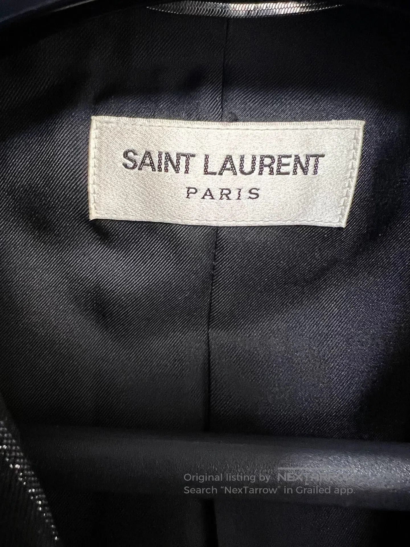 Saint Laurent Paris Saint Laurent Double-Breasted Pinstripe Blazer. Size US M / EU 48-50 / 2 - 3 Thumbnail