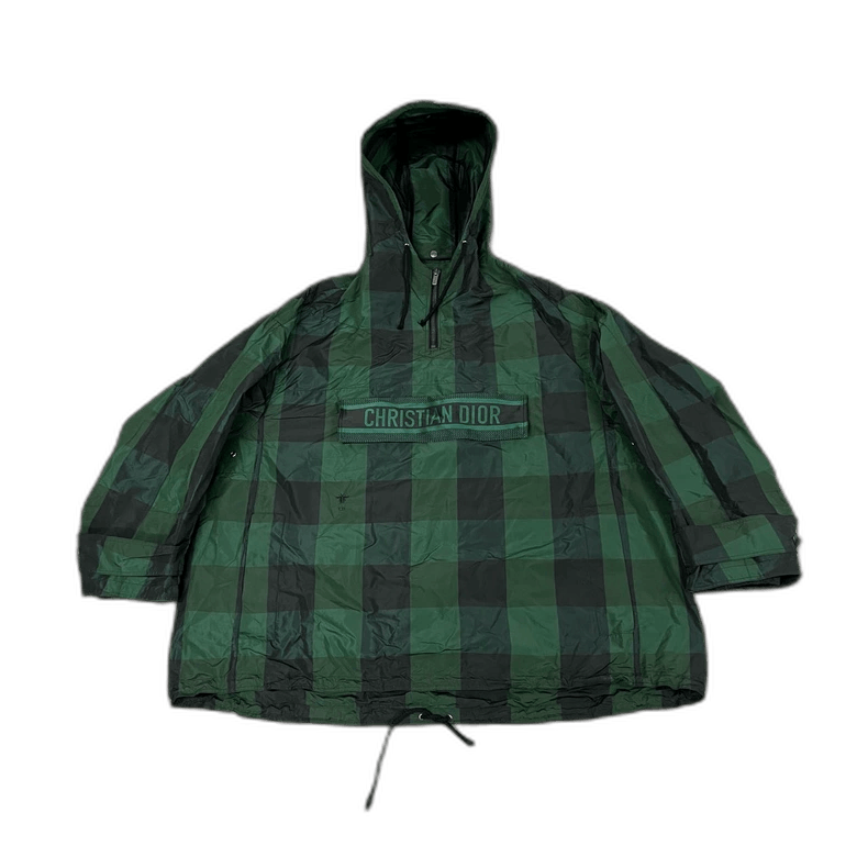 Dior Dior Plaid Hooded Windbreaker Jacket Size S / US 4 / IT 40 - 1 Thumbnail