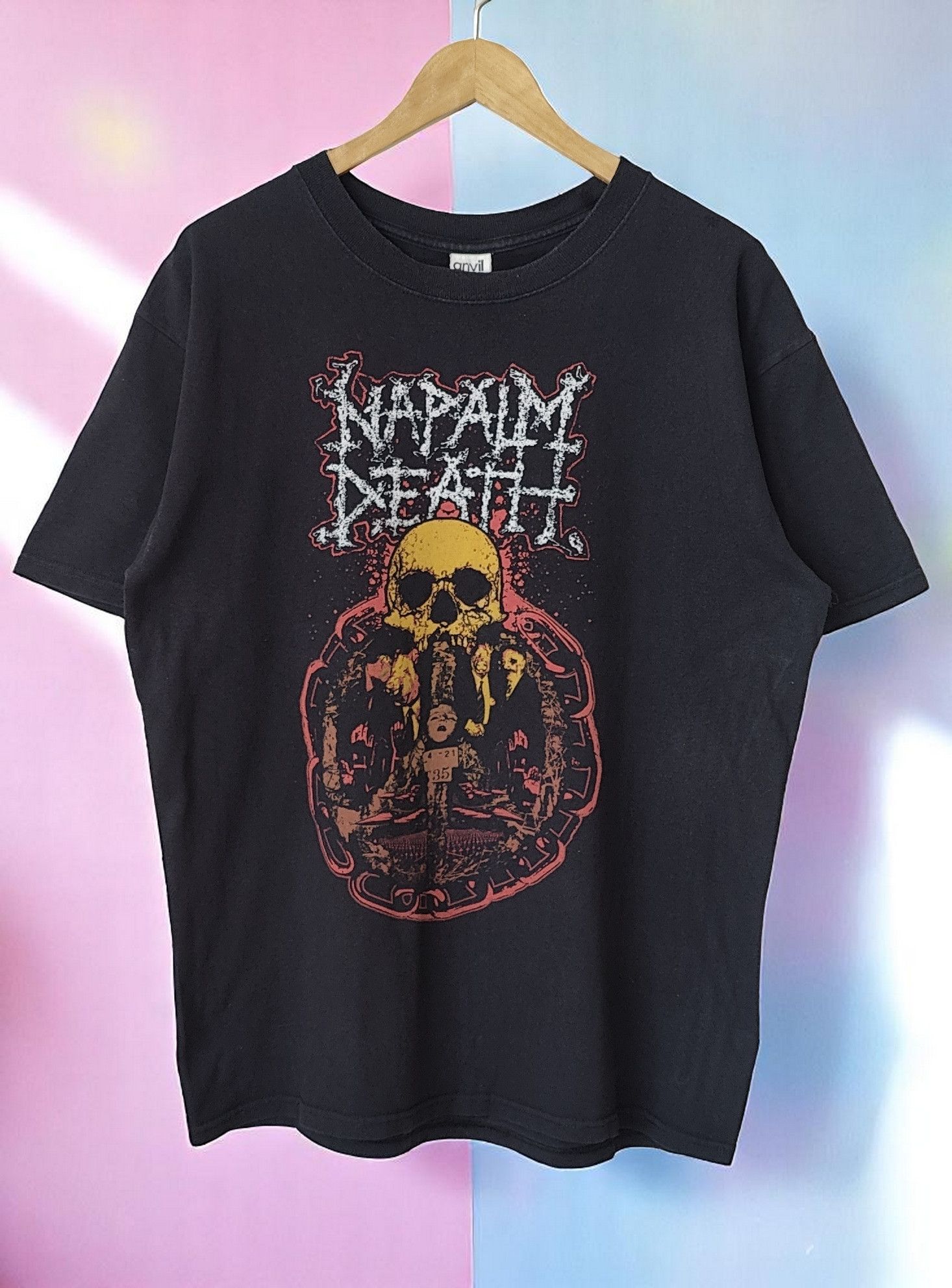 Band Tees Napalm Death VTG 00s Vintage Official Tshirt Size US L / EU 52-54 / 3 - 1 Thumbnail