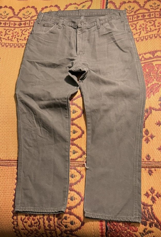 Dickies Vintage Dickies Canvas Carpenter Pants Size US 36 / EU 52 - 2 Thumbnail