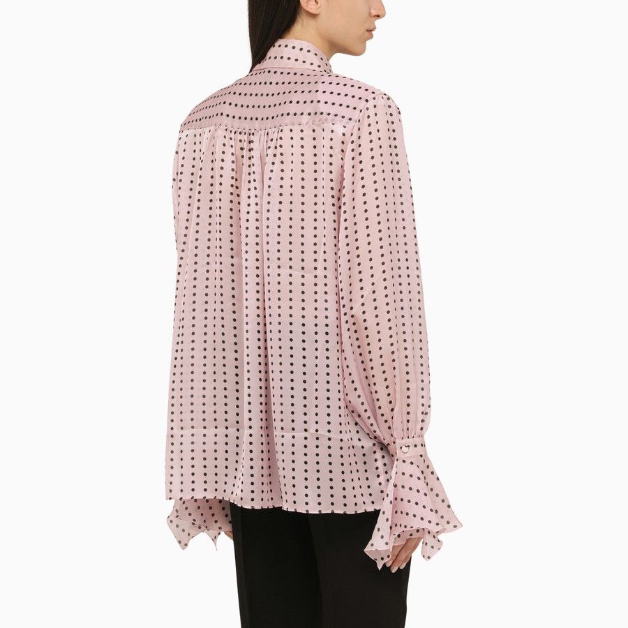 THE ANDAMANE o1d2blof1024 Polka Dot Shirt In Pink Size M / US 6-8 / IT 42-44 - 3 Thumbnail