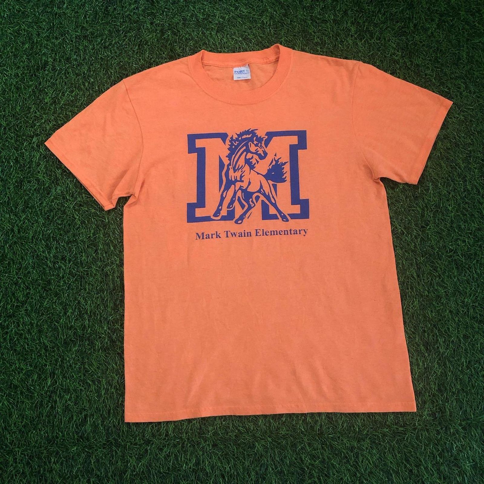 Other Orange Mark Twain Elementary Graphic Tee Size US XS / EU 42 / 0 - 1 Thumbnail