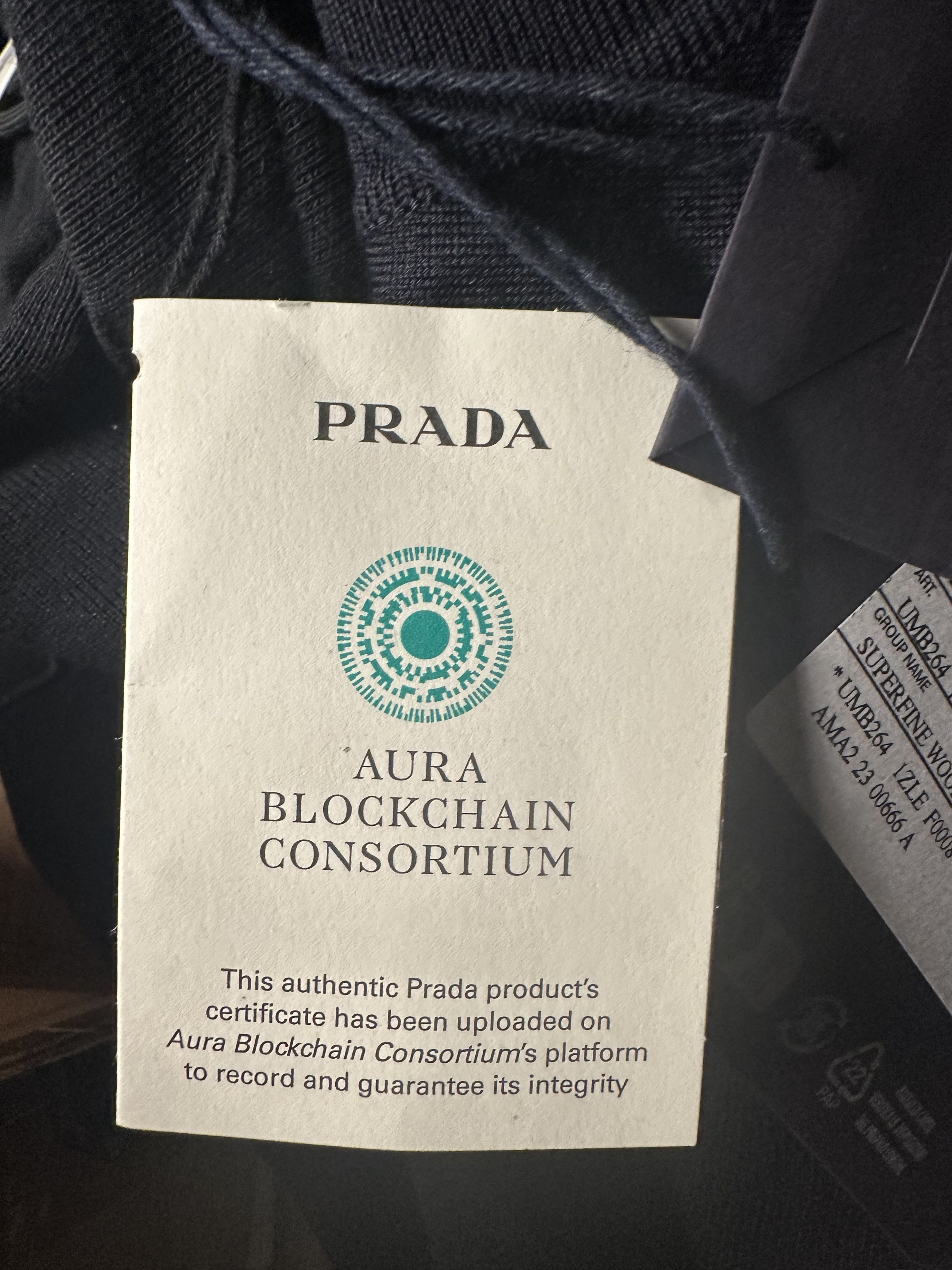 Prada Midnight Blue Wool Sweater Size US M / EU 48-50 / 2 - 6 Thumbnail