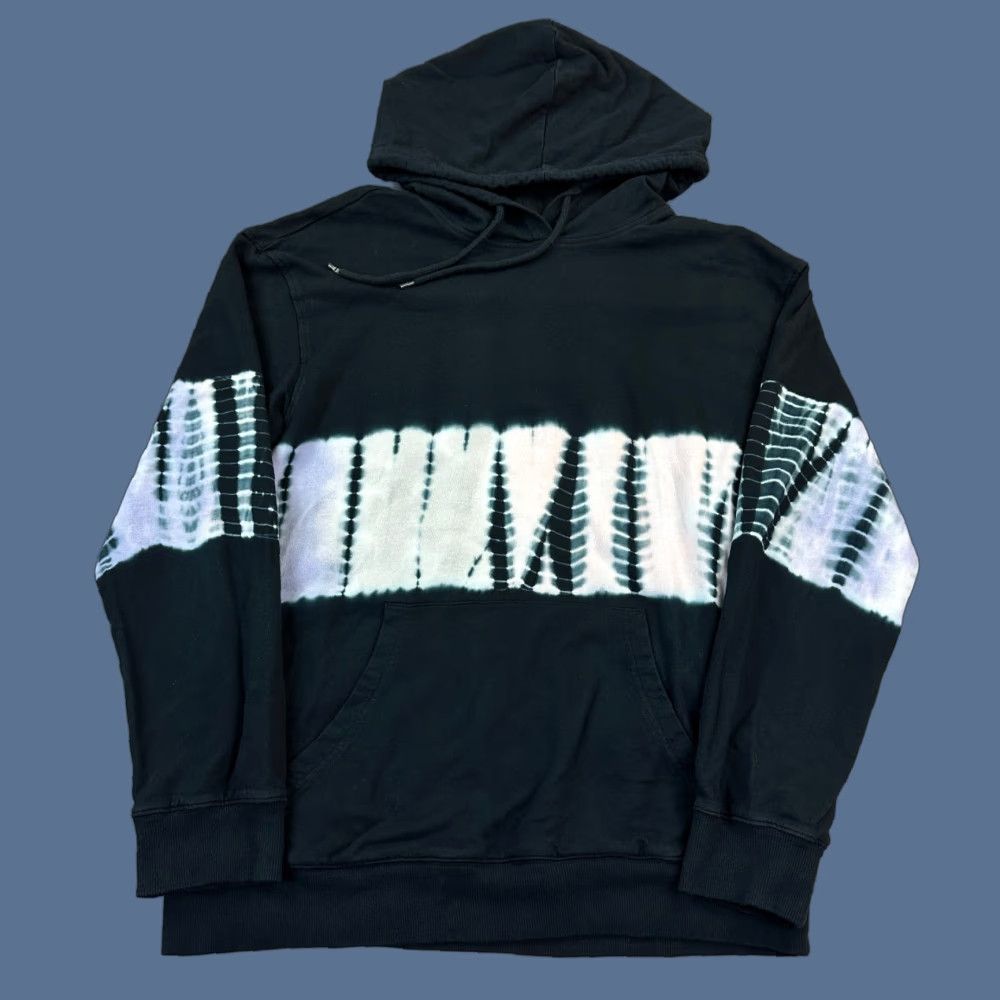 Vintage Original Use Hoodie Mens Medium Black Tie Dye Pullover Streetwear Skate Hoodie Size US M / EU 48-50 / 2 - 1 Thumbnail