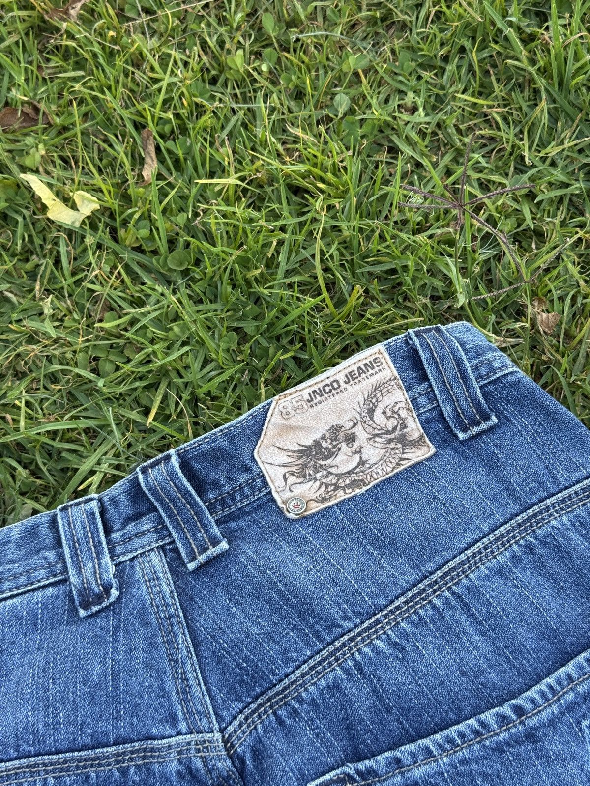 JNCO JNCO Wide Leg Baggy Carpenter Blue Jeans Size US 32 / EU 48 - 3 Thumbnail