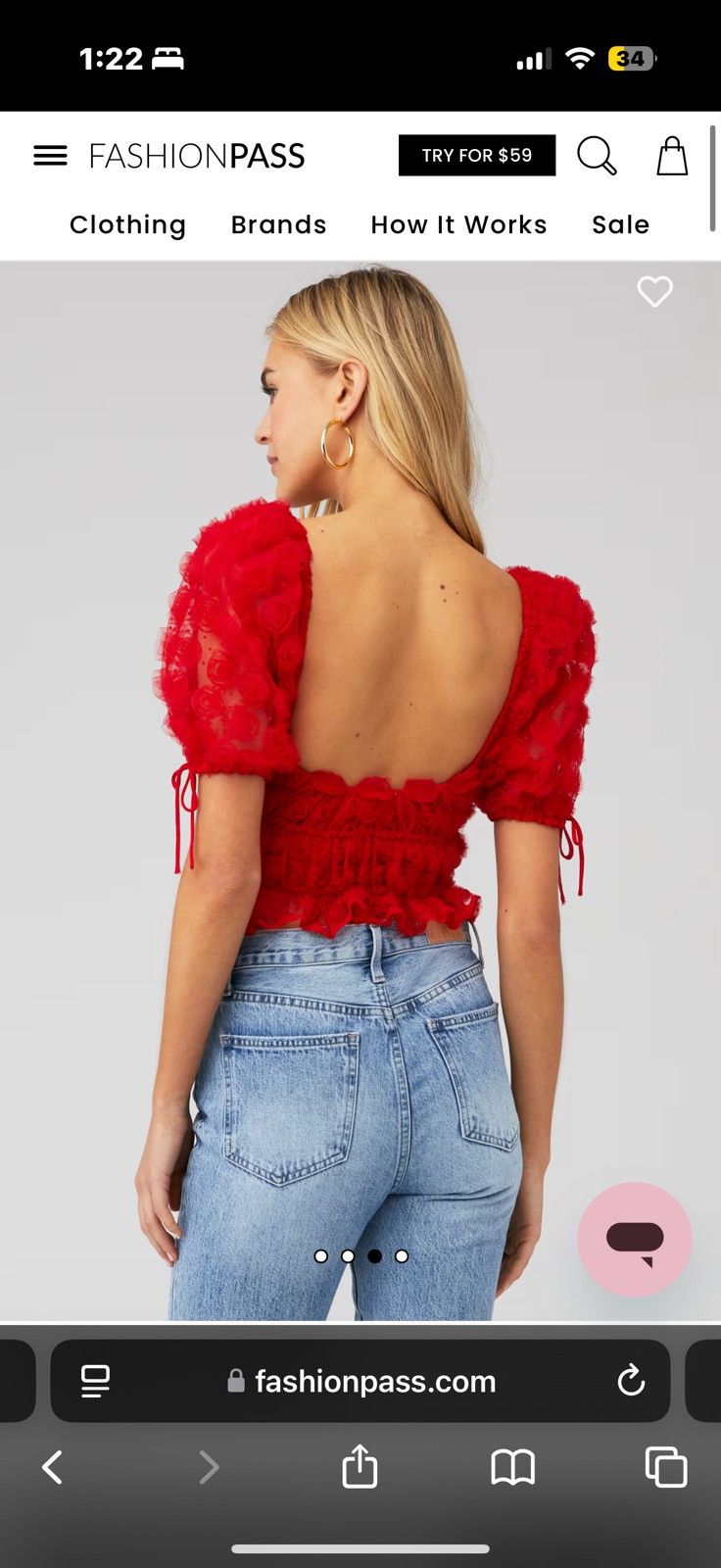 For Love & Lemons For love & lemon Hannah lace top Size S / US 4 / IT 40 - 3 Thumbnail