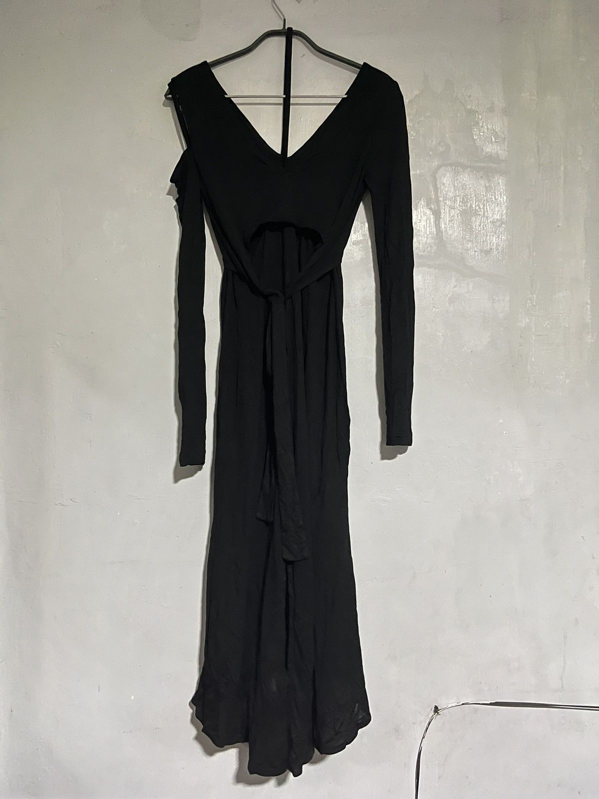 Helmut Lang HELMUT LANG Cutout Strappy Dress In Basalt Black Size XXS / US 00 / IT 34 - 3 Thumbnail