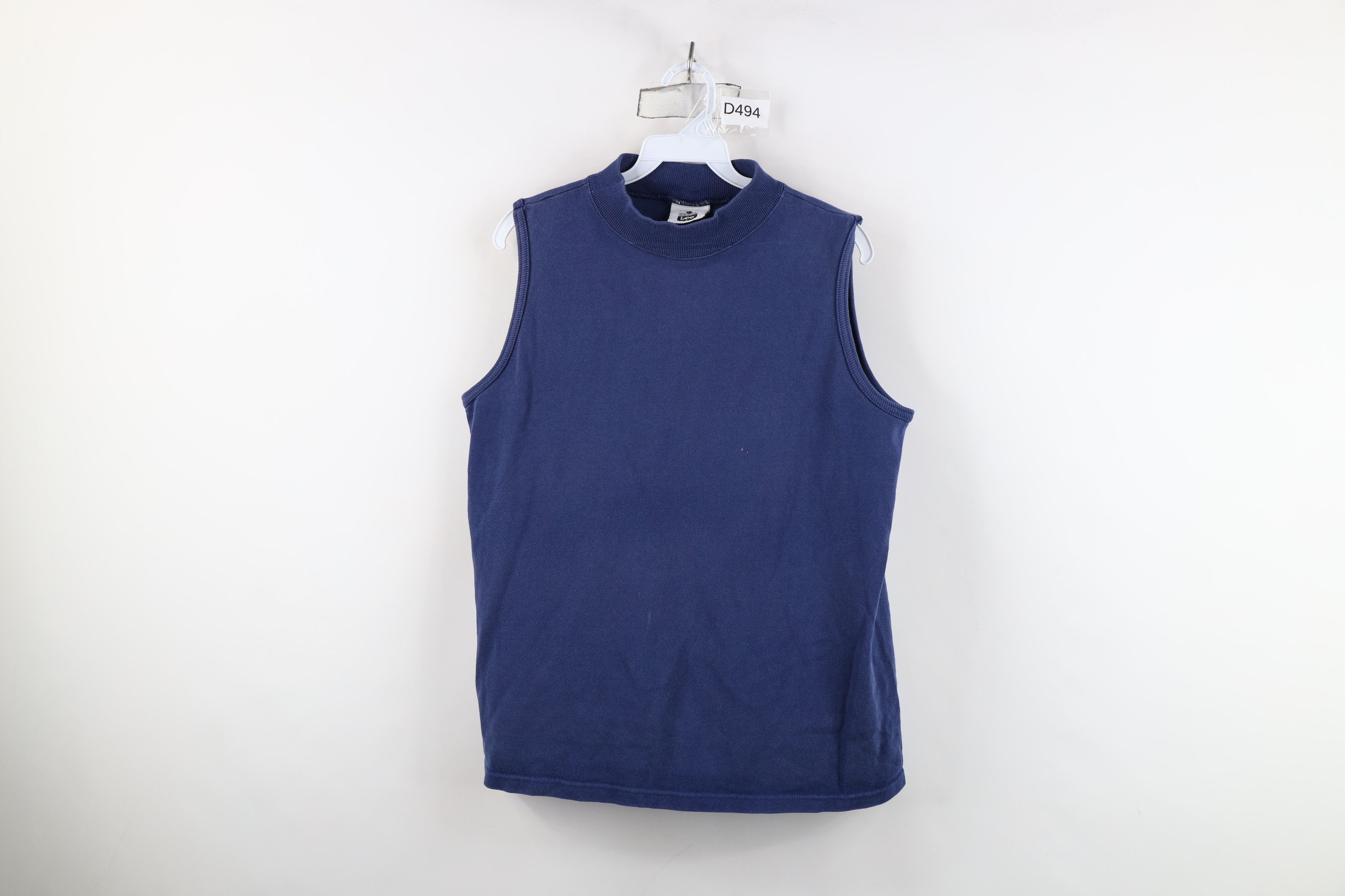 Vintage Vintage 90s Streetwear Sleeveless Mock Neck T-Shirt USA Size L / US 10 / IT 46 - 1 Thumbnail