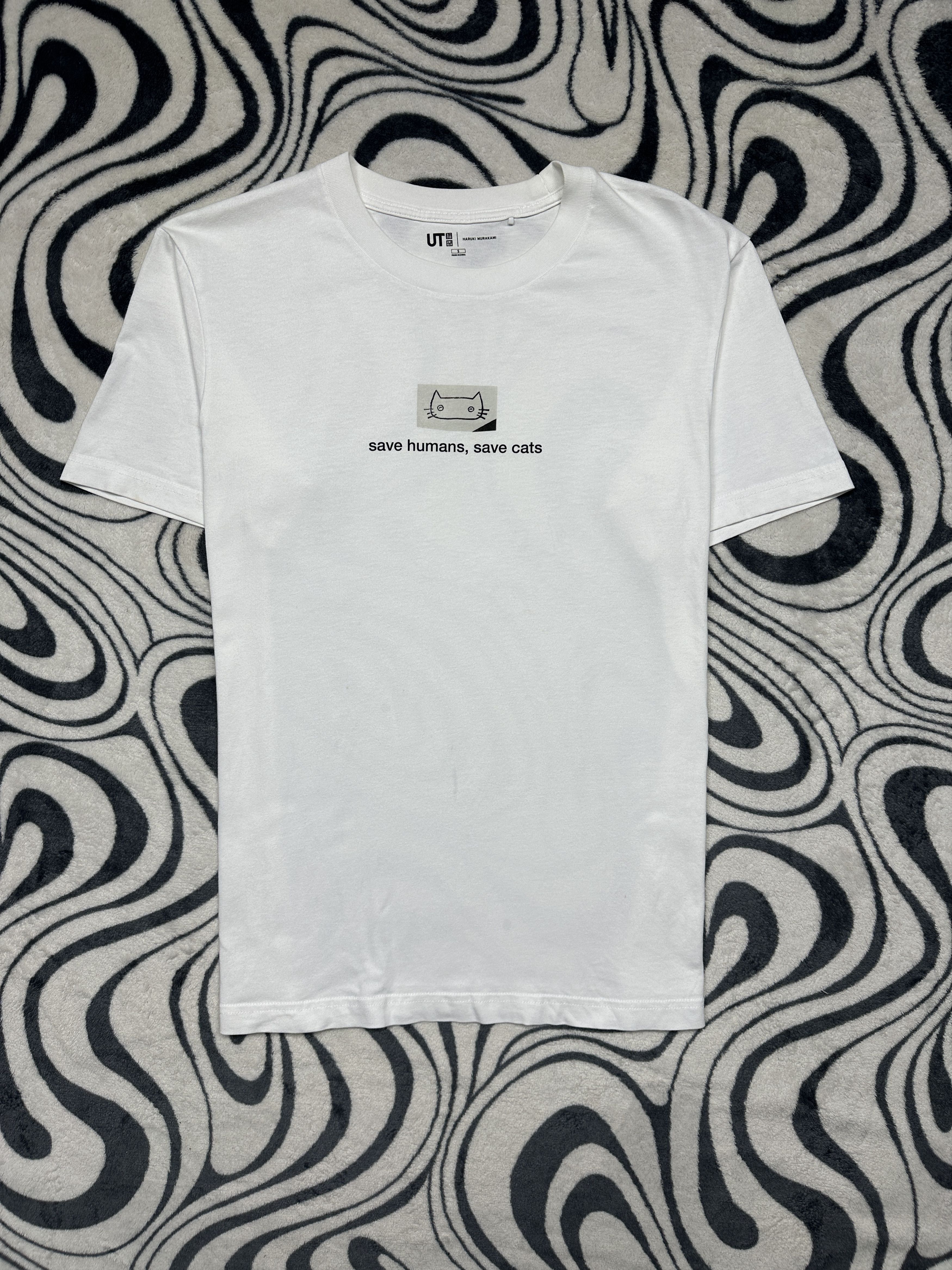 Uniqlo Uniqlo Haruki Murakami Save Humans Save Cats Peace For All Size US S / EU 44-46 / 1 - 1 Thumbnail