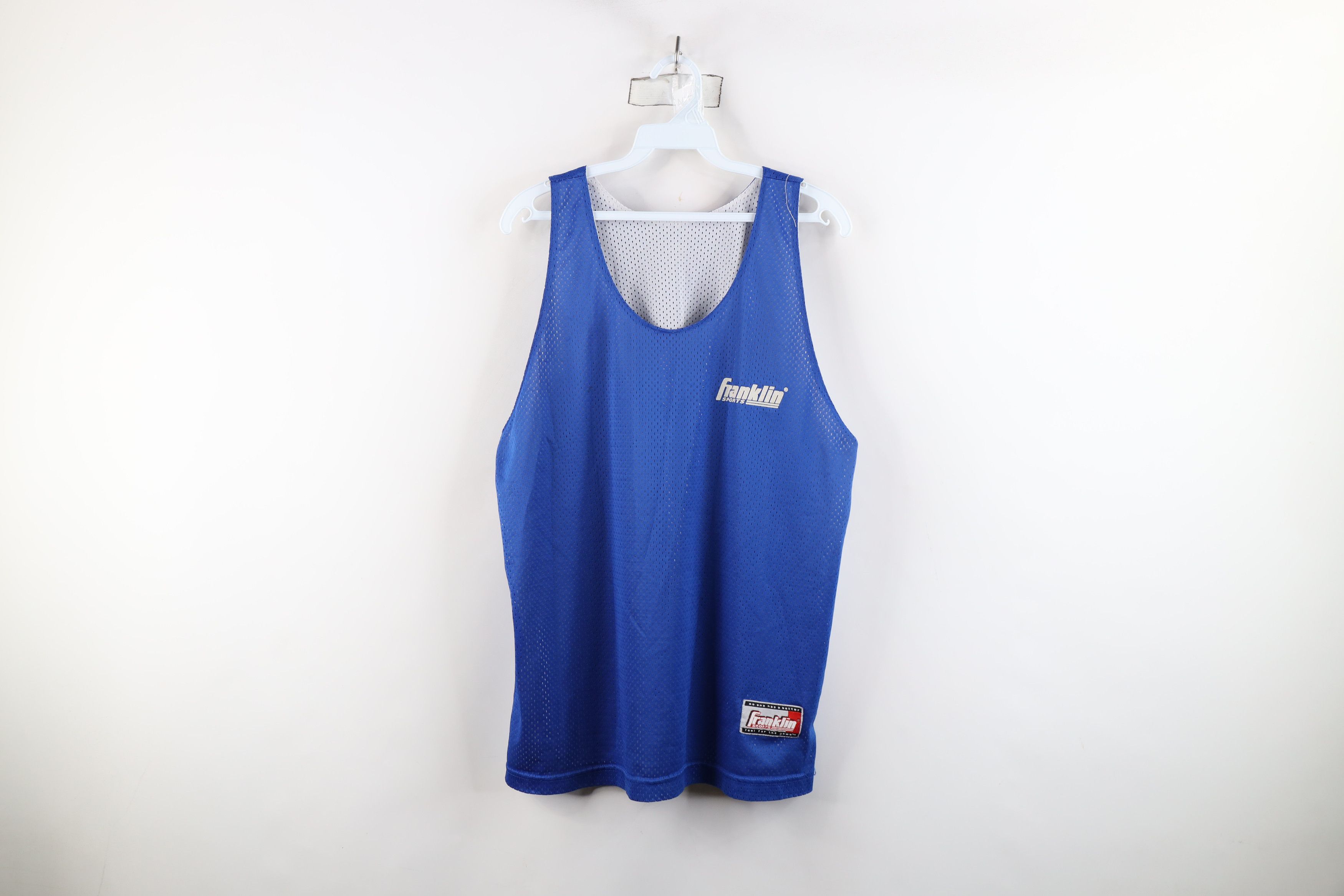 Vintage Vintage 90s Streetwear Reversible Tank Top Jersey T-Shirt Size US M / EU 48-50 / 2 - 1 Thumbnail
