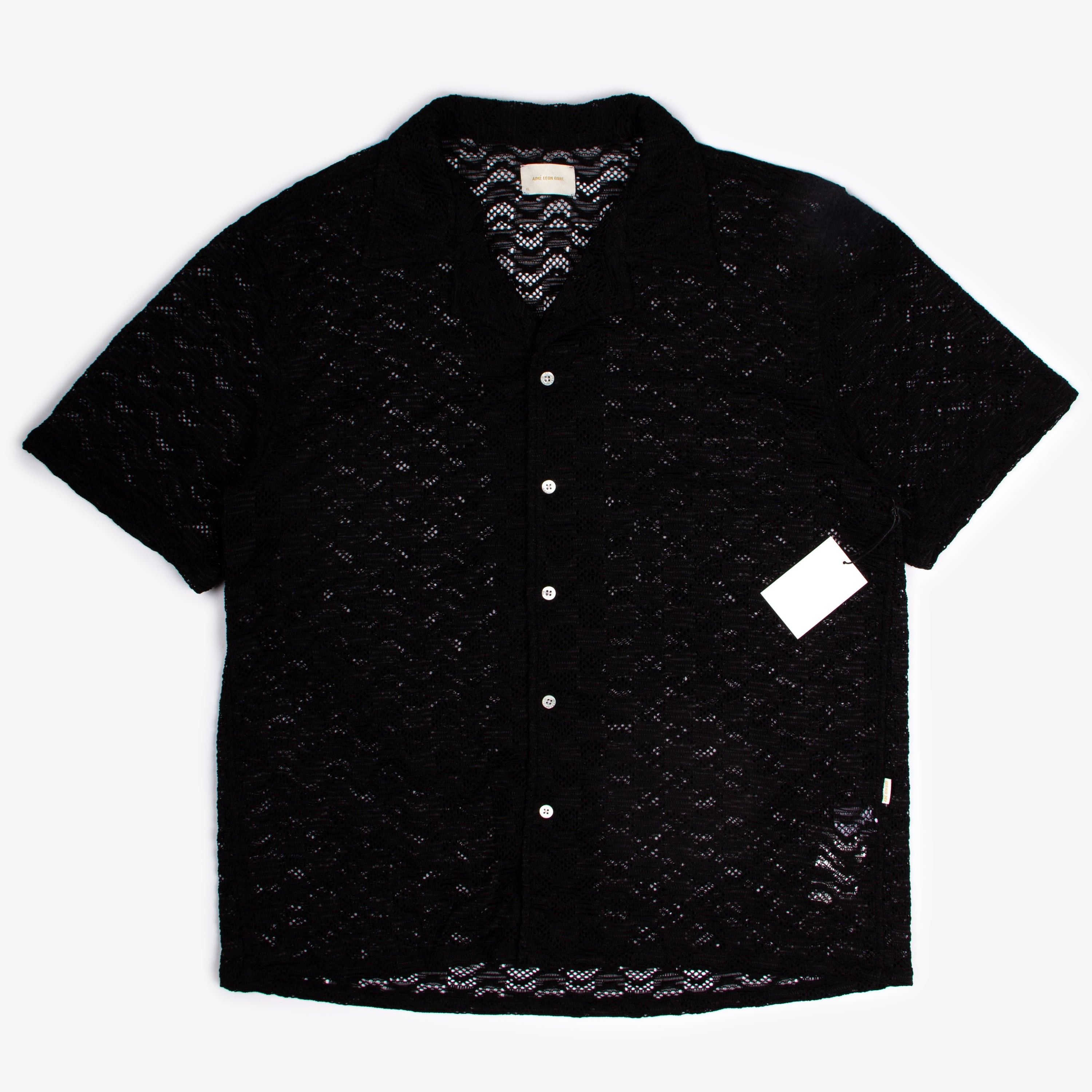 Aime Leon Dore AIME LEON DORE BLACK RICO COLLARED SHIRT Size US XL / EU 56 / 4 - 2 Thumbnail