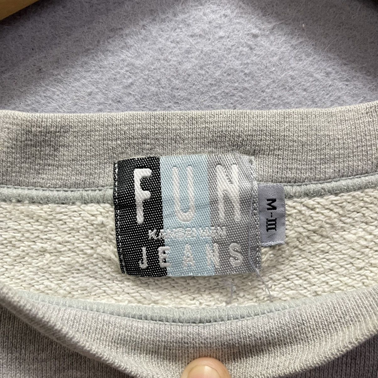 Kansai Yamamoto 1990s KANSAIMAN (Kansai Yamamoto) FUN Jeans Sweatshirt Size US M / EU 48-50 / 2 - 7 Thumbnail