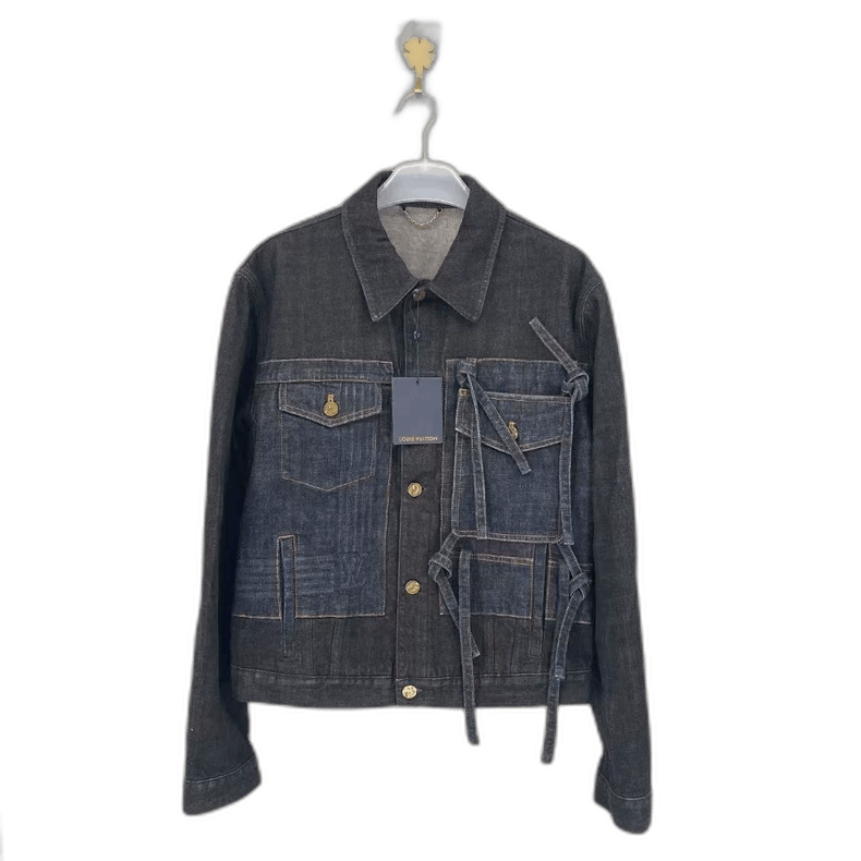 Louis Vuitton Louis Vuitton Denim Jacket with Ribbon Detail-yf Size US L / EU 52-54 / 3 - 1 Thumbnail