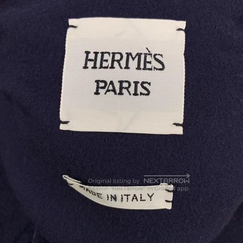 Hermes Hermes Deep Blue Pig Nose Print Full Print Cashmere Hooded Size XS / US 0-2 / IT 36-38 - 5 Thumbnail