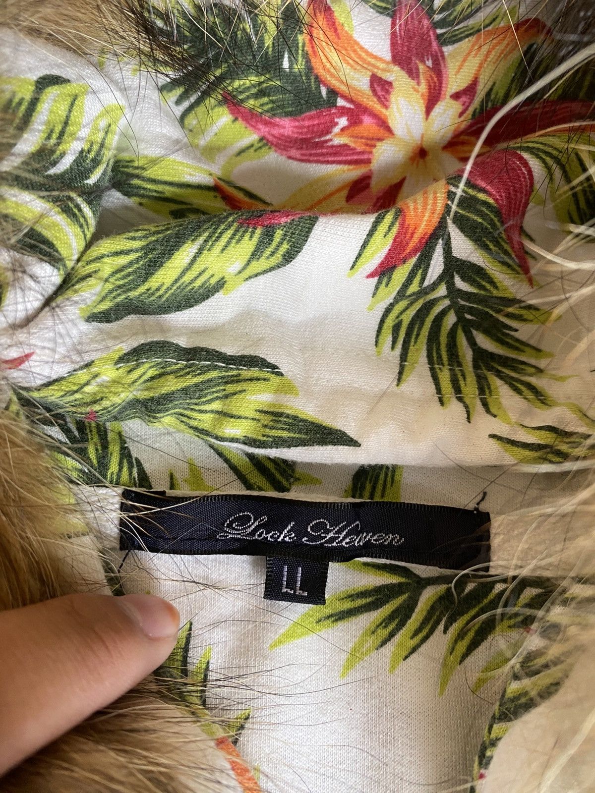 If Six Was Nine Lockheaven furhoodie roses printed styled kmrii goa Size US L / EU 52-54 / 3 - 4 Thumbnail