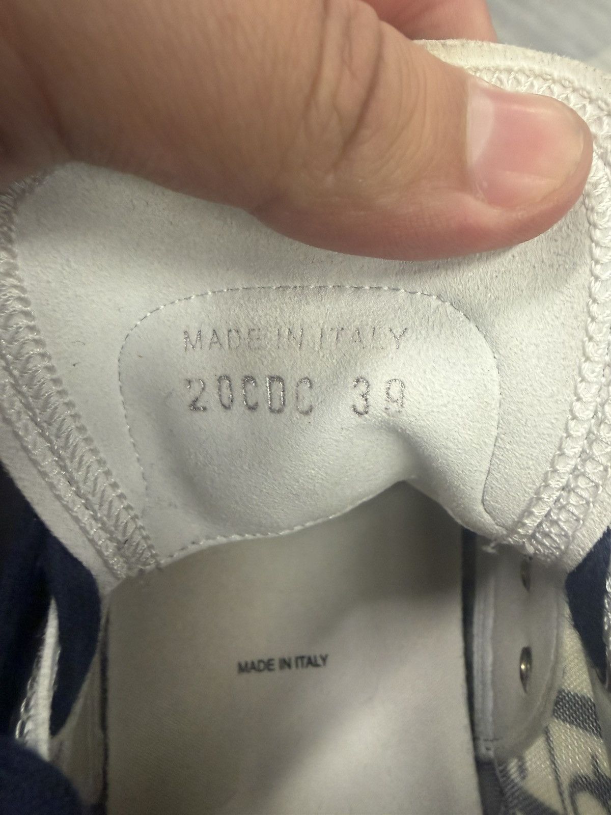Dior Dior B23 Low Oblique Blue Size US 7 / EU 40 - 18 Thumbnail