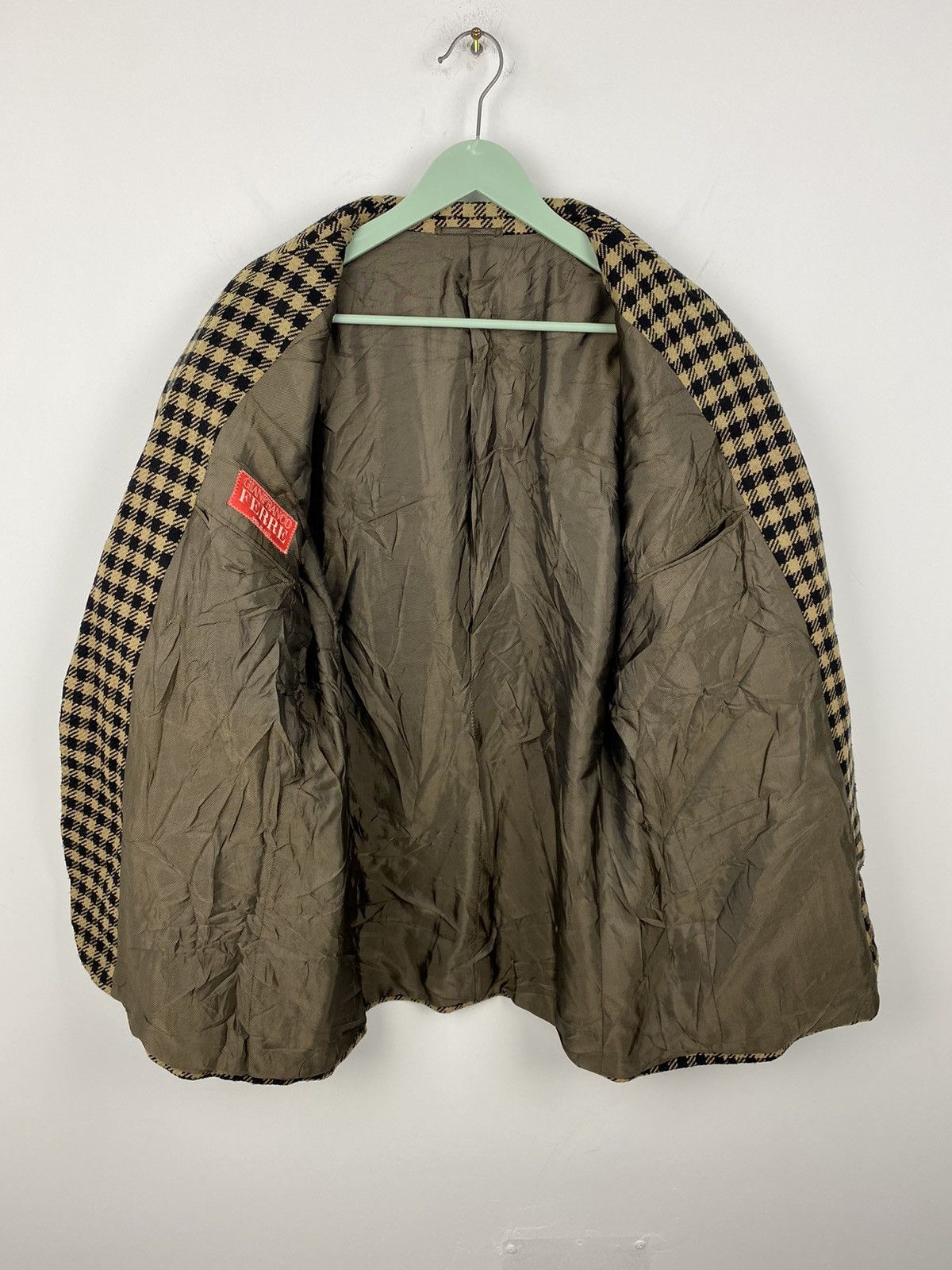 Gianfranco Ferre Vintage Gianfranco Ferre Cashmere Blazer Jacket YSL Burberry Size 54L - 8 Thumbnail