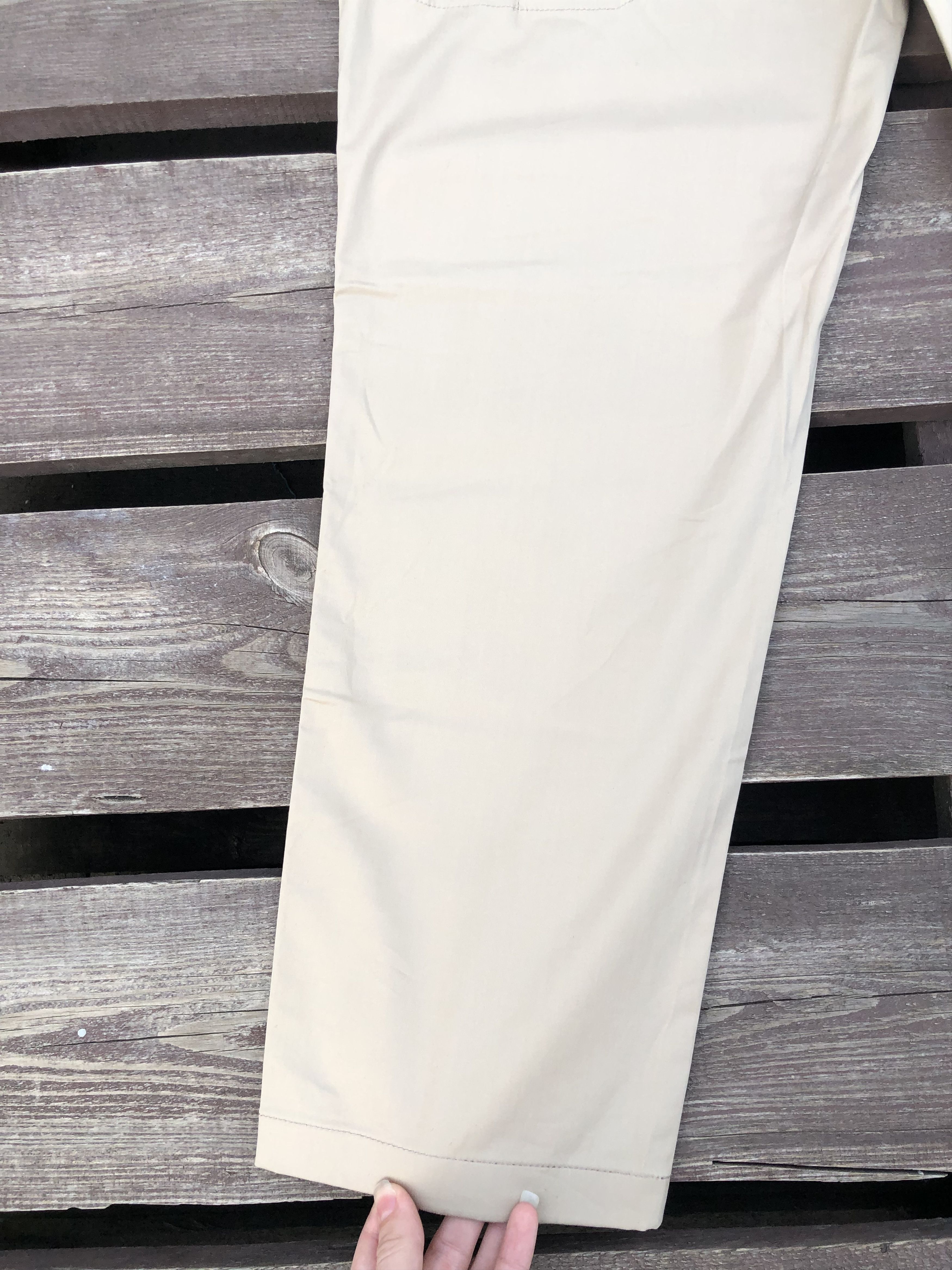 Prada Vintage Prada Raso Stretch Cropped Pants Red Label Size 46 Size 32" / US 10 / IT 46 - 22 Thumbnail