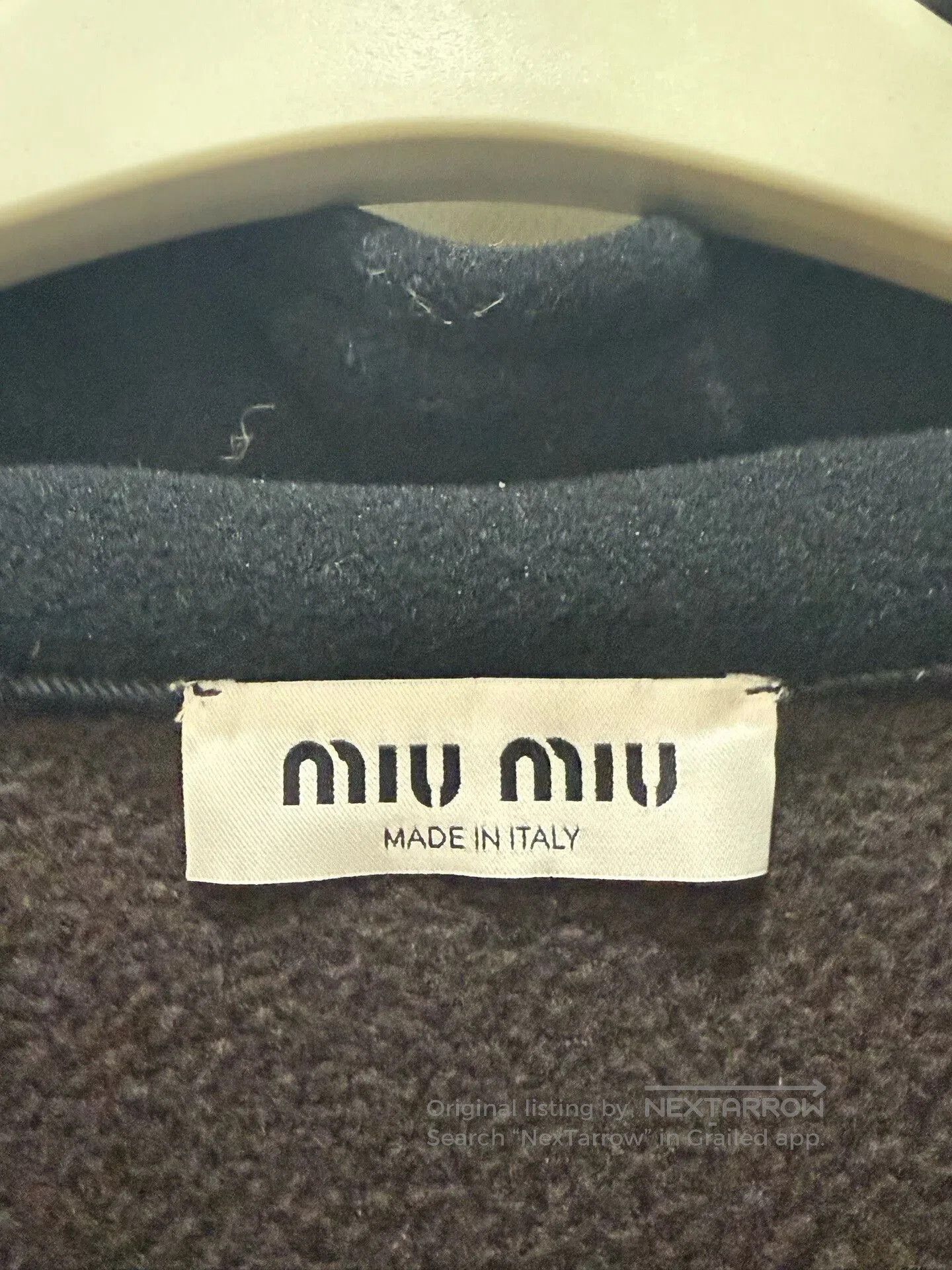 Miu Miu Miu Miu Brown Fleece Jacket XL. Size XL / US 12-14 / IT 48-50 - 2 Thumbnail