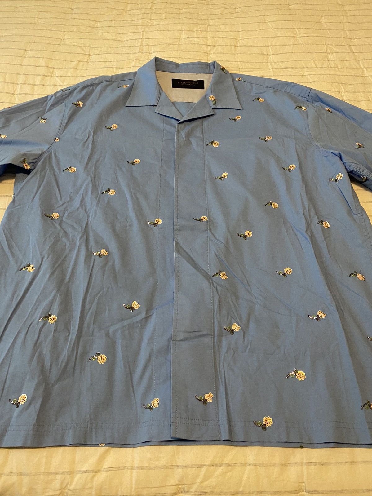 Viktor & Rolf Viktor & Rolf Mister Mister Sequin S/S Shirt XL Size US XL / EU 56 / 4 - 4 Thumbnail
