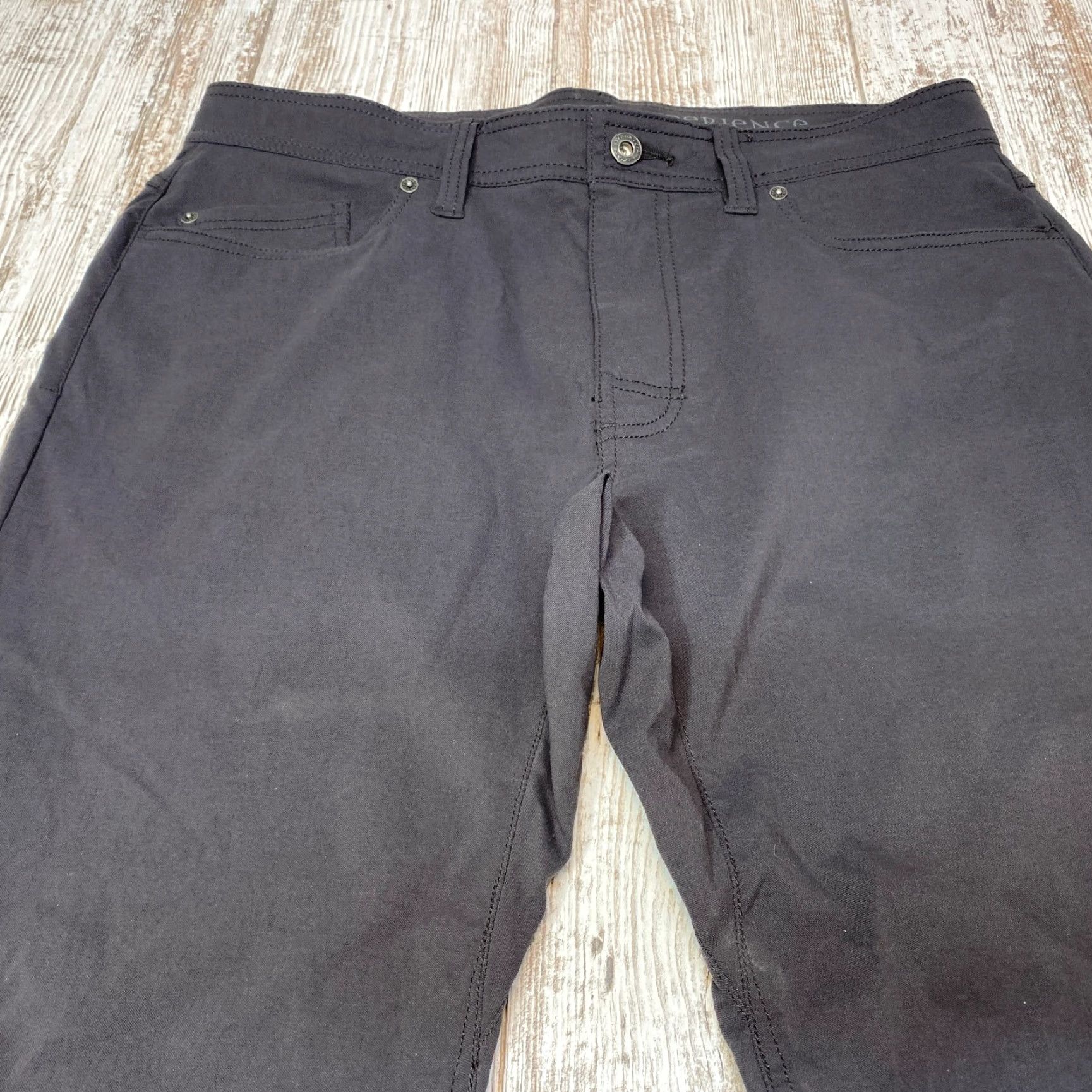 Prana Prana Pants Slim Fit Mens 34x32 Gray Outdoors Breathe Born From The Experience Size US 34 / EU 50 - 5 Thumbnail