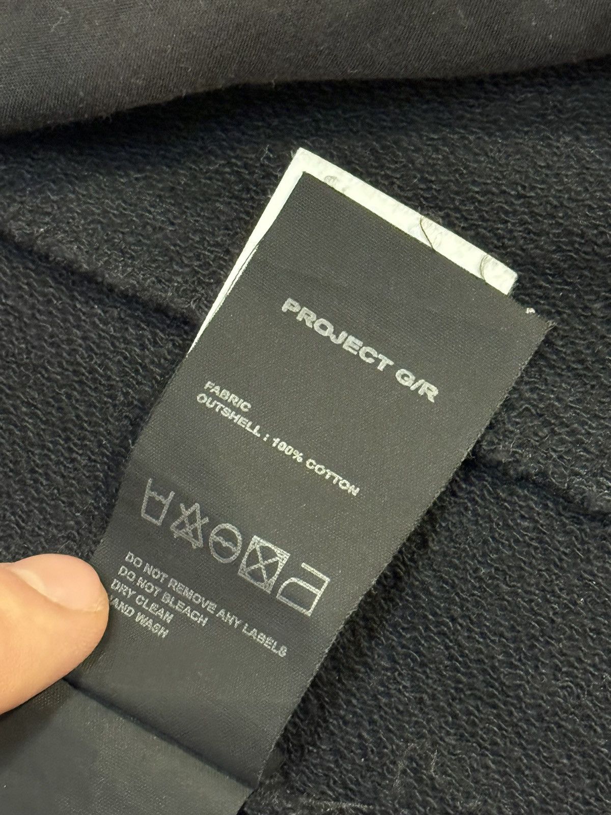 PROJECT G/R Project G/R Dirty Effect Baggy Sweatpants(Black/2) Size US 32 / EU 48 - 13 Thumbnail