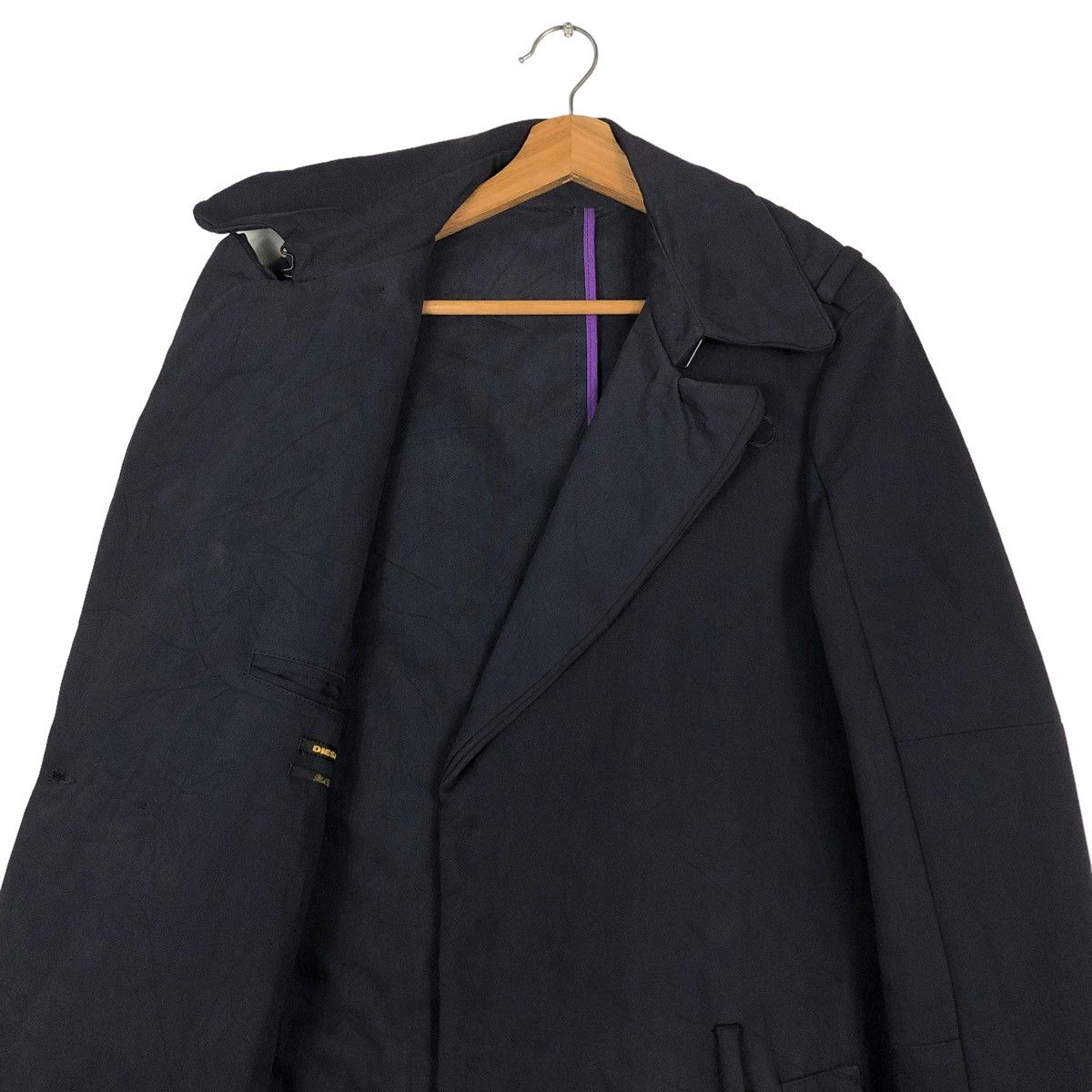 Diesel 🔥RICH BLACK BELT LONG JACKET BONDAGE DIESEL BLACK GOLD Size US L / EU 52-54 / 3 - 12 Thumbnail