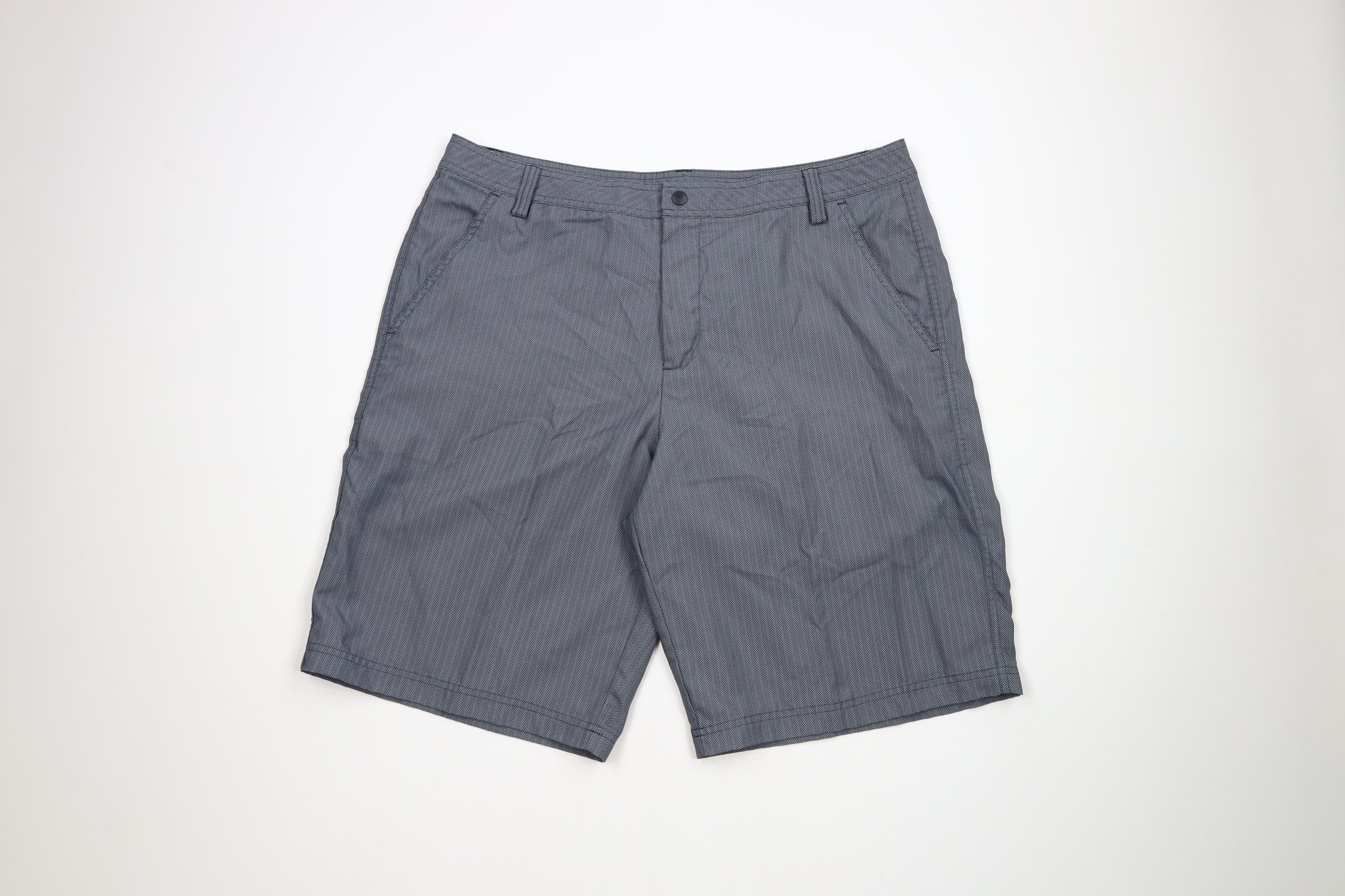 Puma × Vintage Puma Golf Front Golfing Golf Chino Shorts Gray Herringbone Size US 38 / EU 54 - 1 Thumbnail