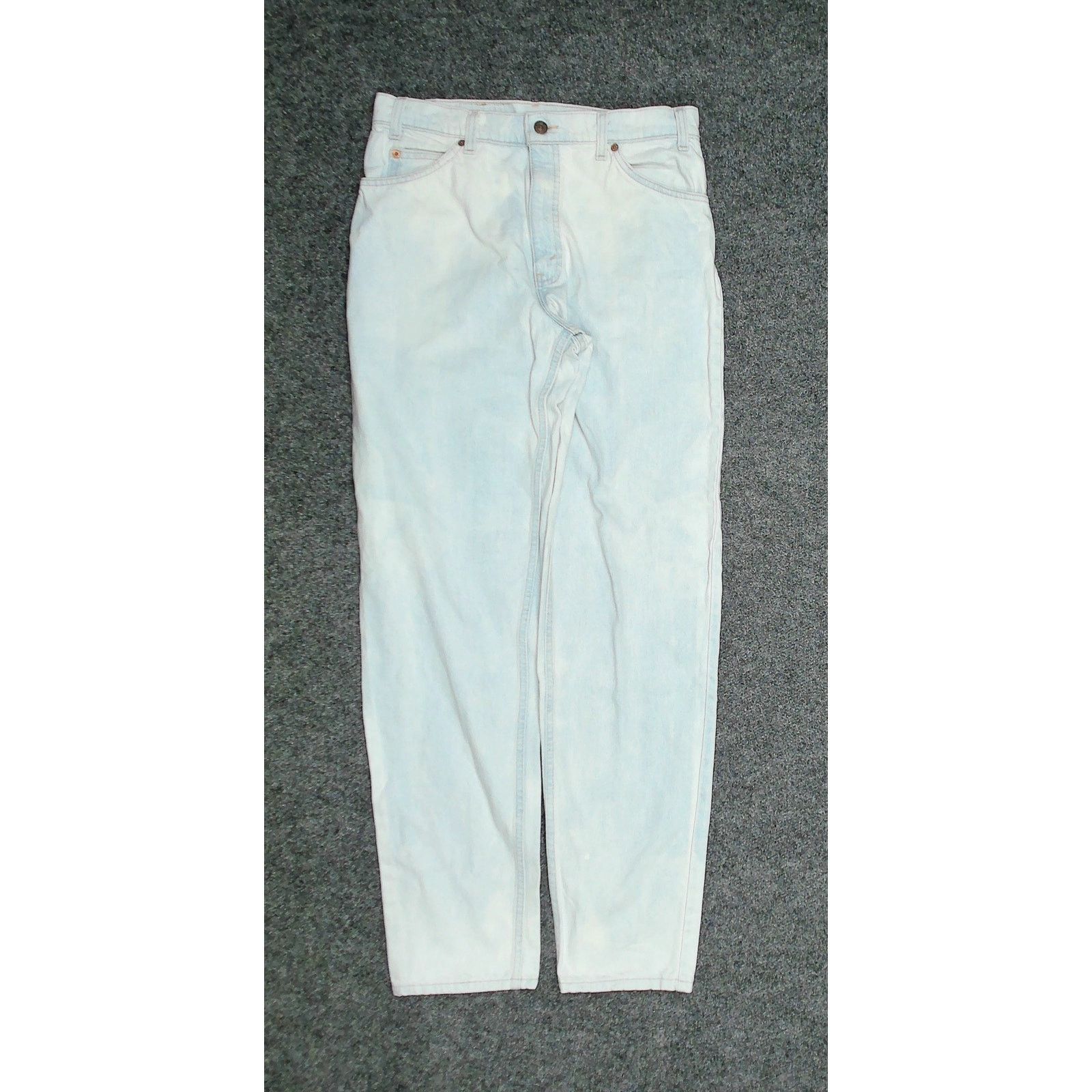 Levi's 1992 Levi's 550 Orange Tab Custom Bleach 33x34 Size US 33 - 3 Thumbnail