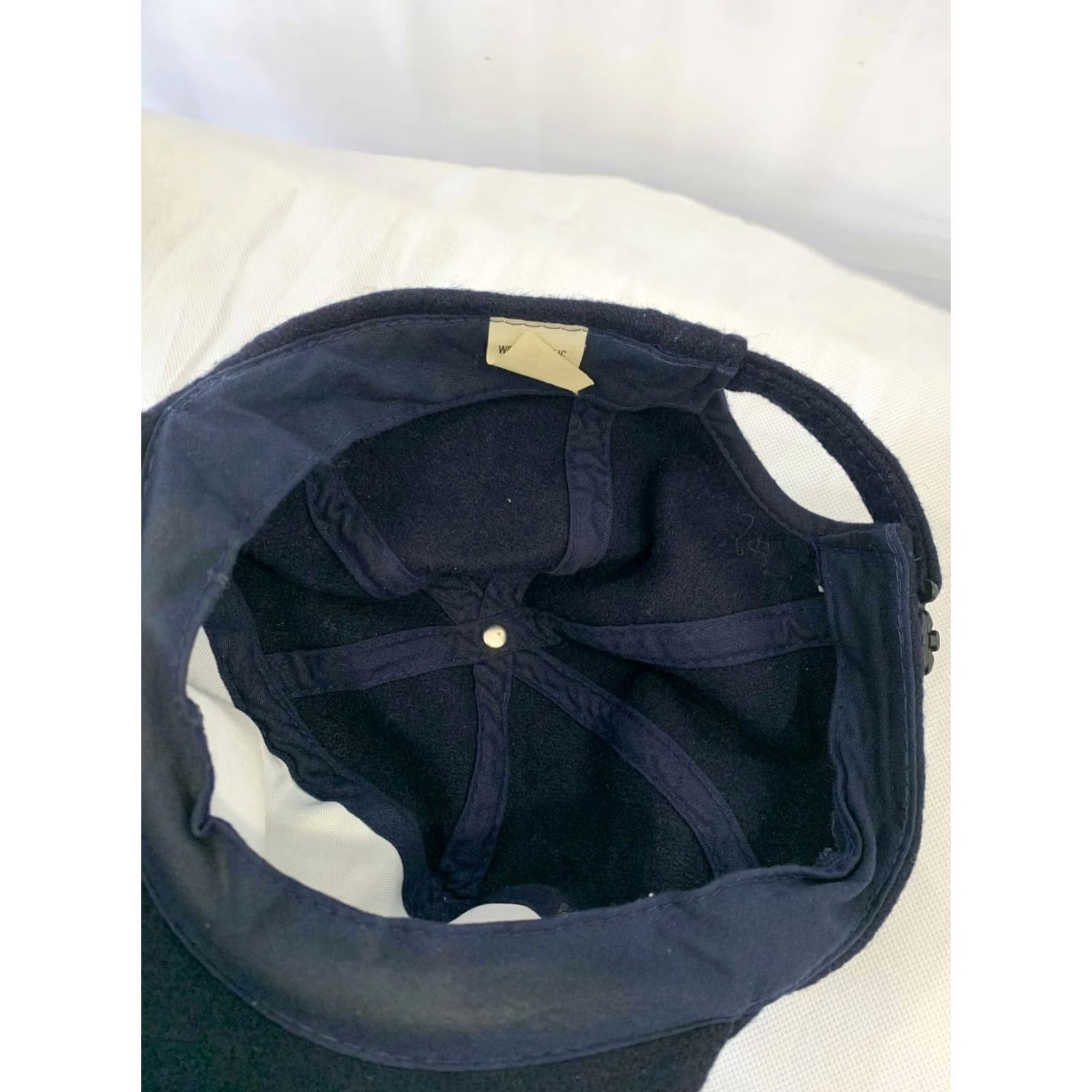Avirex VINTAGE Avirex USA Navy Blue Wool/Acrylic Baseball Cap Hat One Size Navy blue Men Wool/Acrylic Cap USA 90s Vintage Mens Size ONE SIZE - 8 Thumbnail