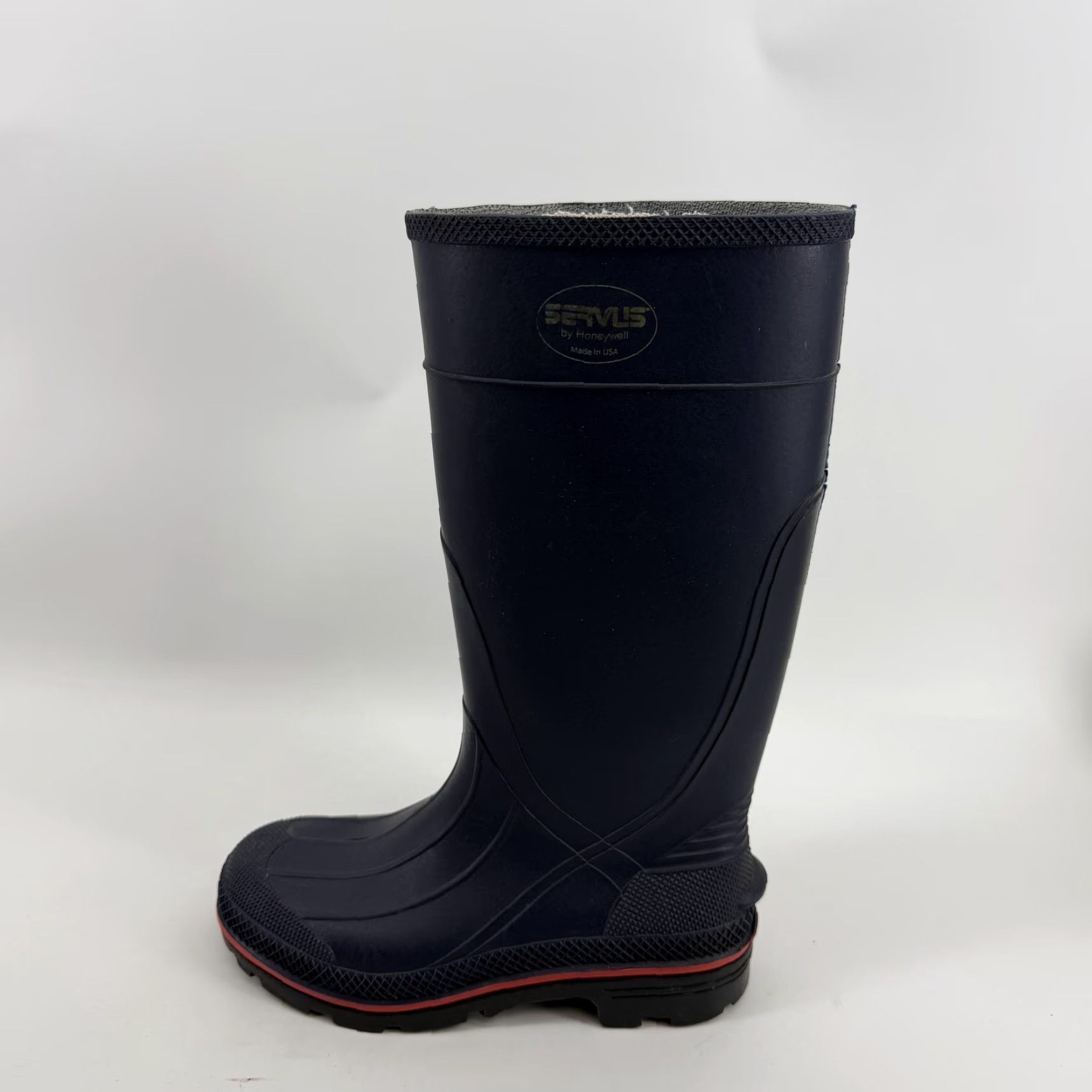 Vintage Servus Rain Boots Mens 8 Blue Rubber Waterproof Slip Resistant Mid-Calf Workwear Boots Mens Blue Rubber Waterproof Slip Resistant Boots Size US 8 / EU 41 - 5 Thumbnail