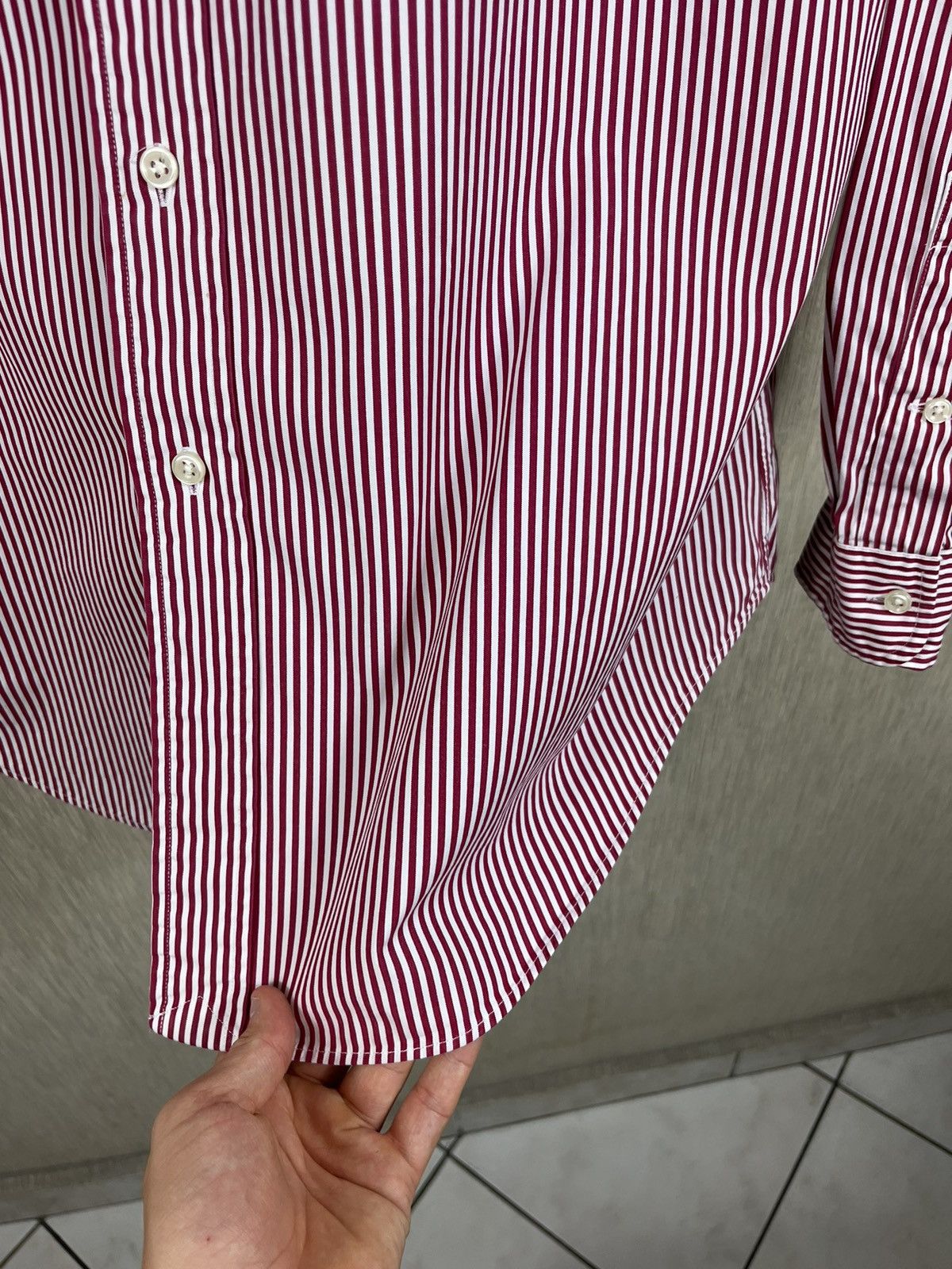 Polo Ralph Lauren × Ralph Lauren × Vintage Vintage Polo Ralph Lauren 90s striped shirt chest small logo Size US L / EU 52-54 / 3 - 14 Thumbnail