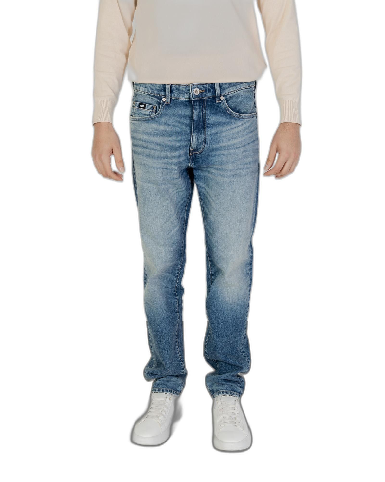 image of Gas Light Blue Front And Back Pocket Jeans, Men's (Size 28)